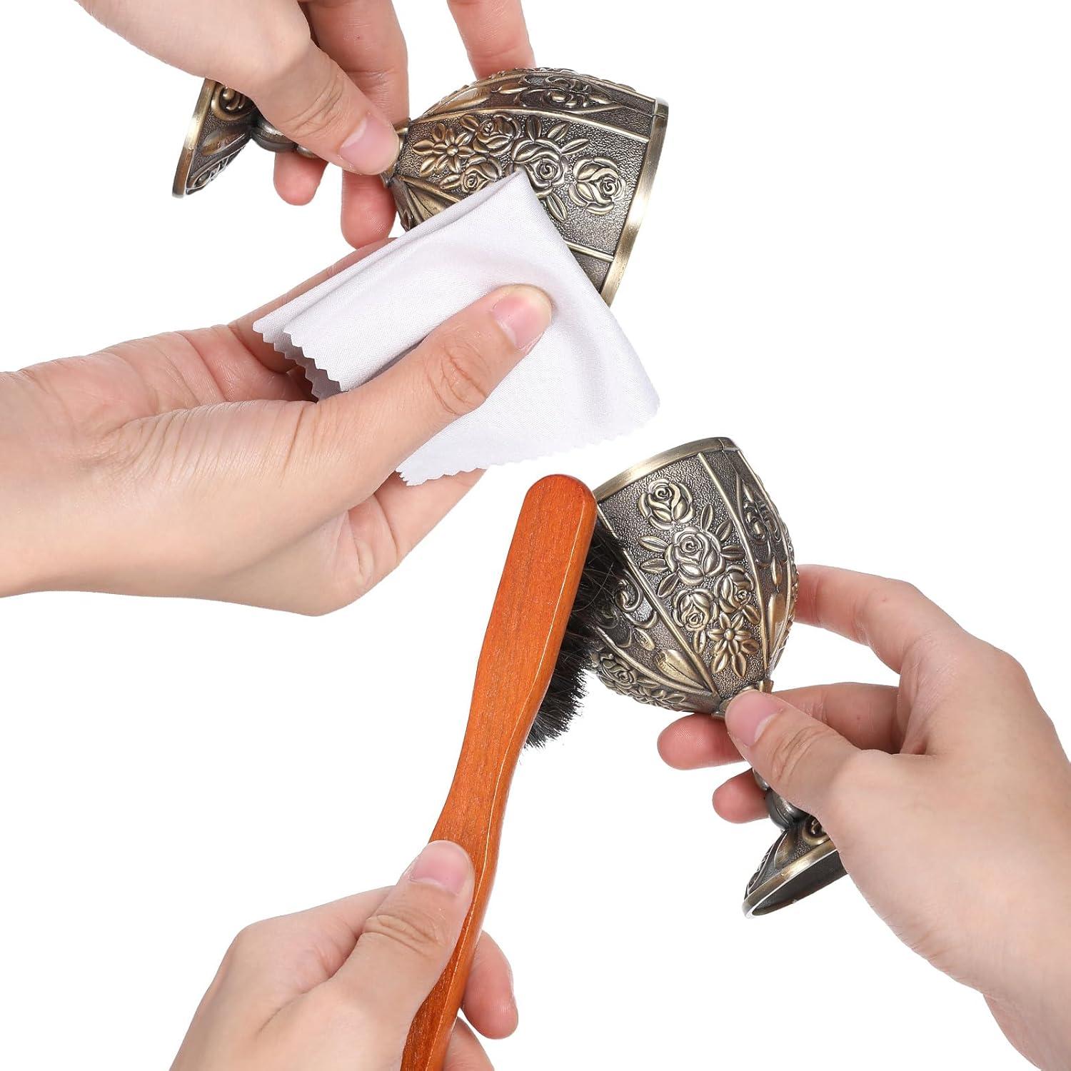 Juego de Limpieza de Joyería Lusofie 6 Piezas con Cepillos y Paños