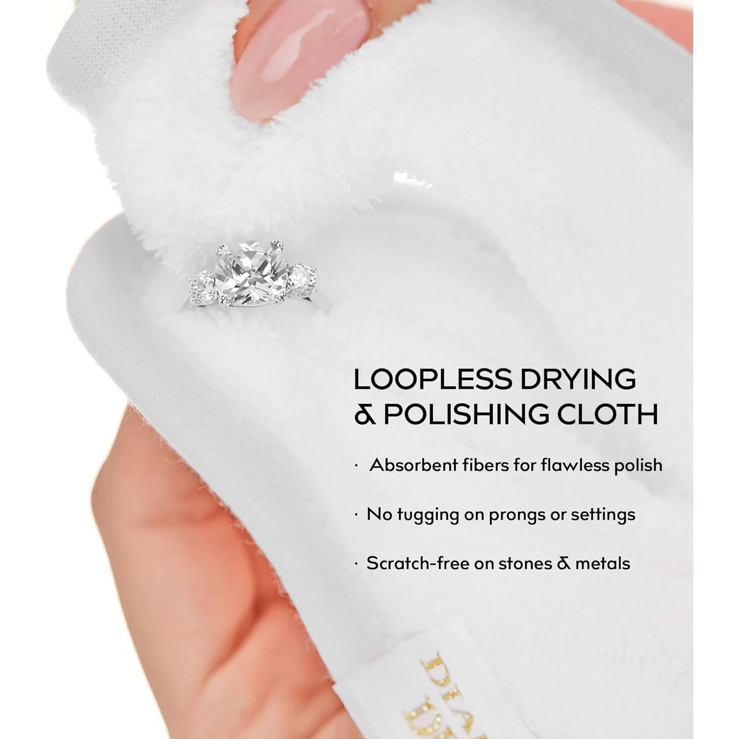 Paño de Limpieza Diamond Drunk - Cachemira Vegana 25.4x27.9cm