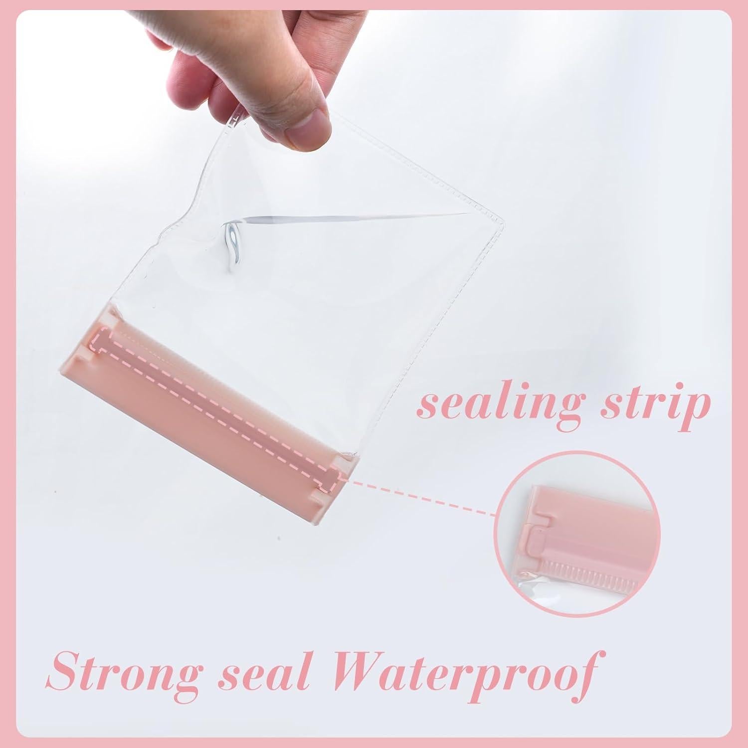 BATHRINS 40 PCS Bolsas de Joyería de Viaje Transparente