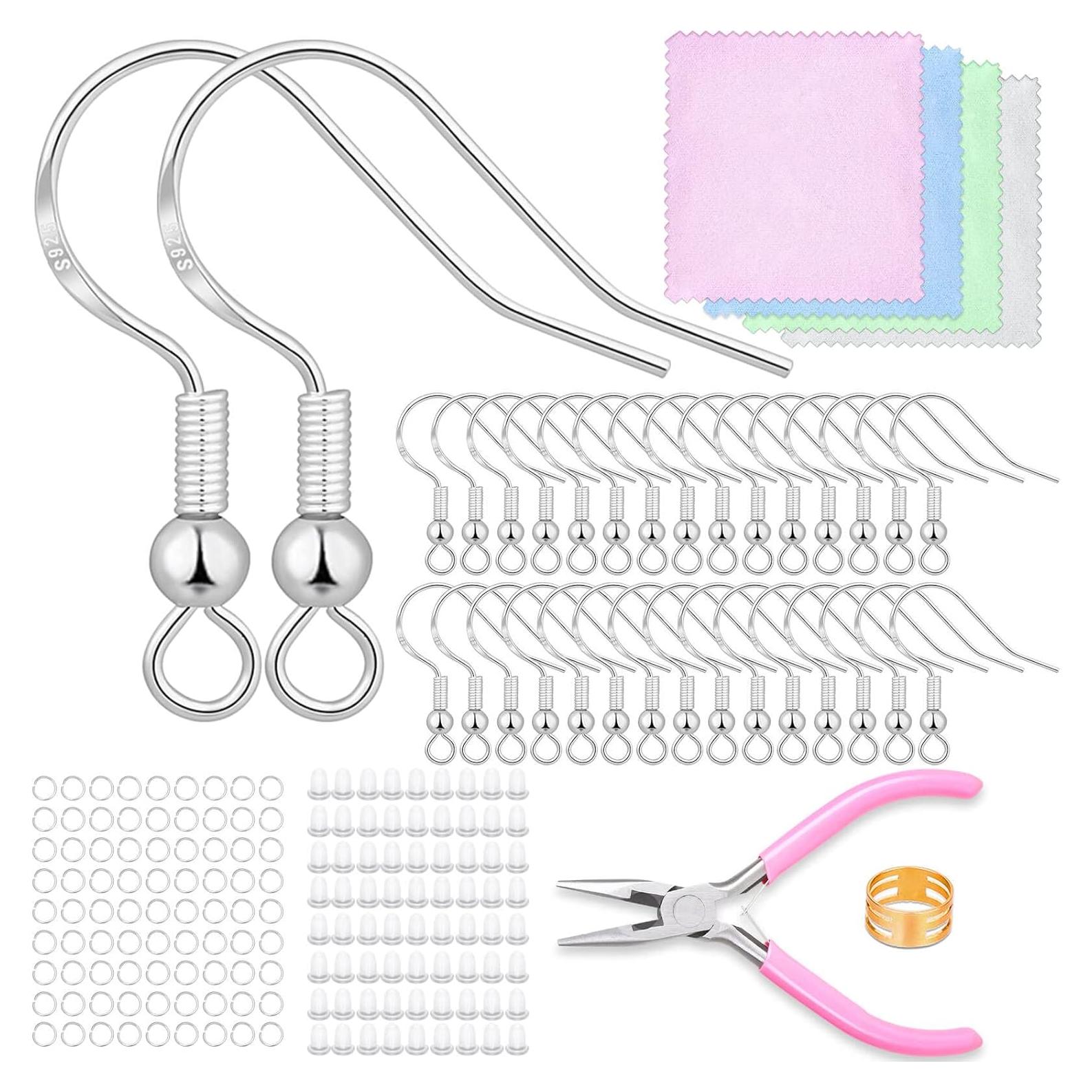 Kit de Fabricación de Pendientes Acejoz 120 Piezas Hipoalergénico