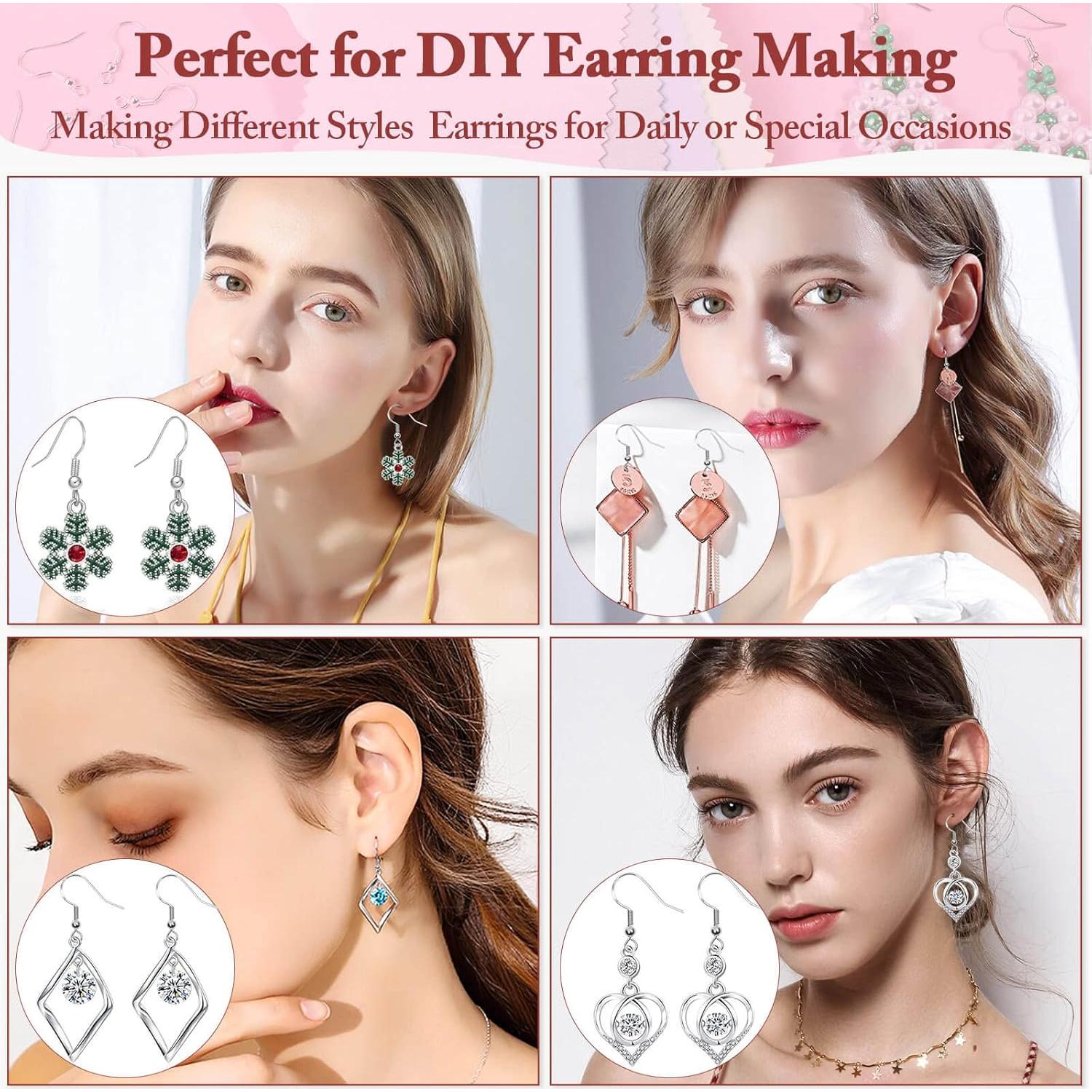 Kit de Fabricación de Pendientes Acejoz 120 Piezas Hipoalergénico