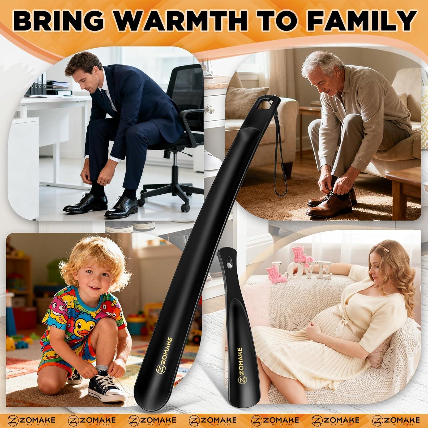 Cuerno de Zapato Largo ZOMAKE 40.64 cm para Personas Mayores