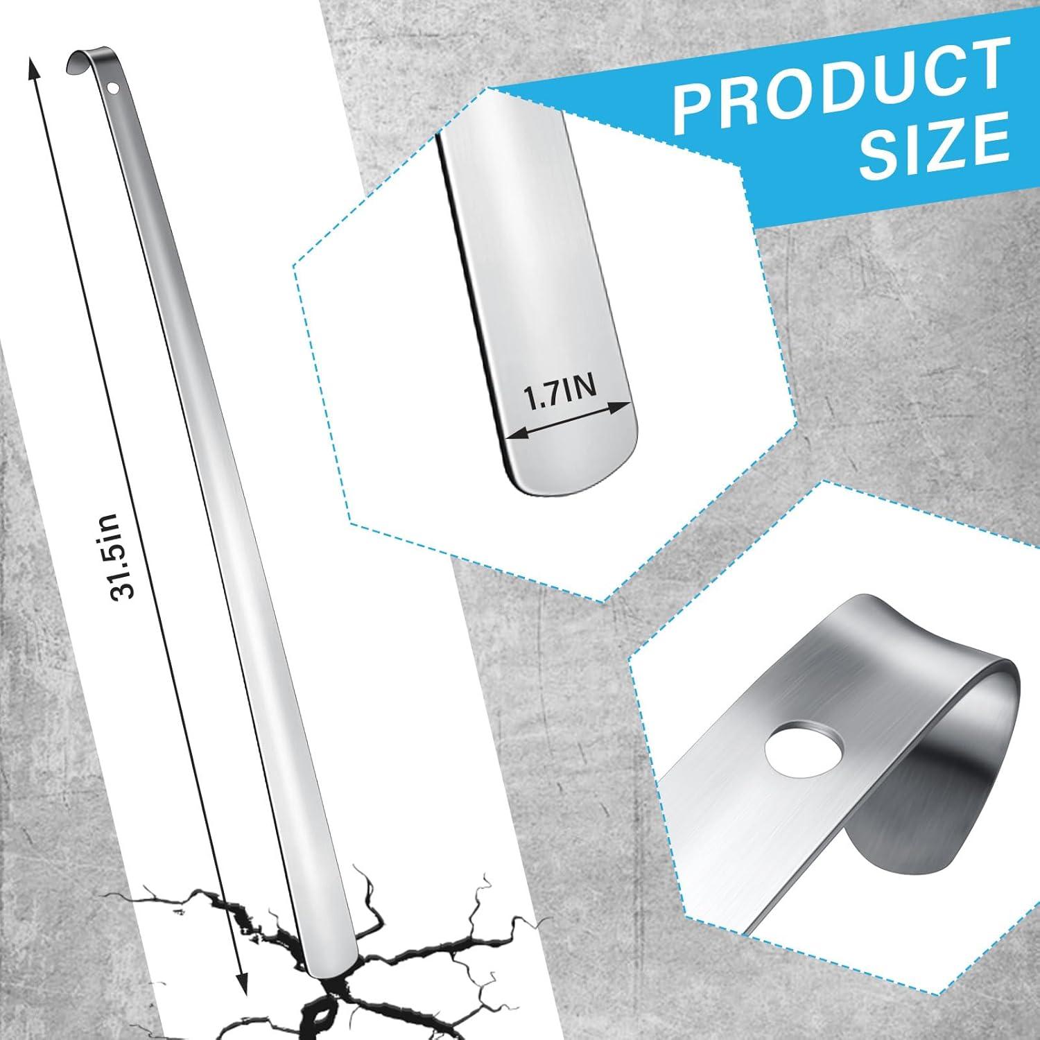 Cuchara para Calzar Geelin 80 cm Acero Inoxidable 2 Pcs