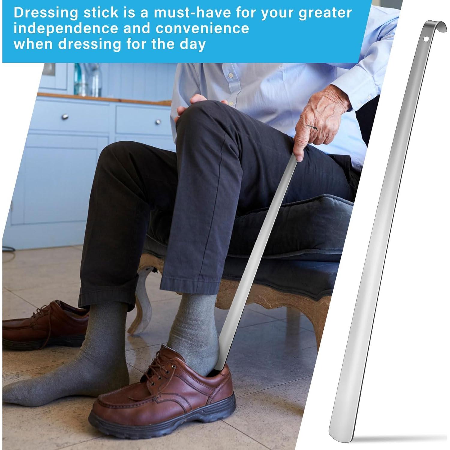 Cuchara para Calzar Geelin 80 cm Acero Inoxidable 2 Pcs