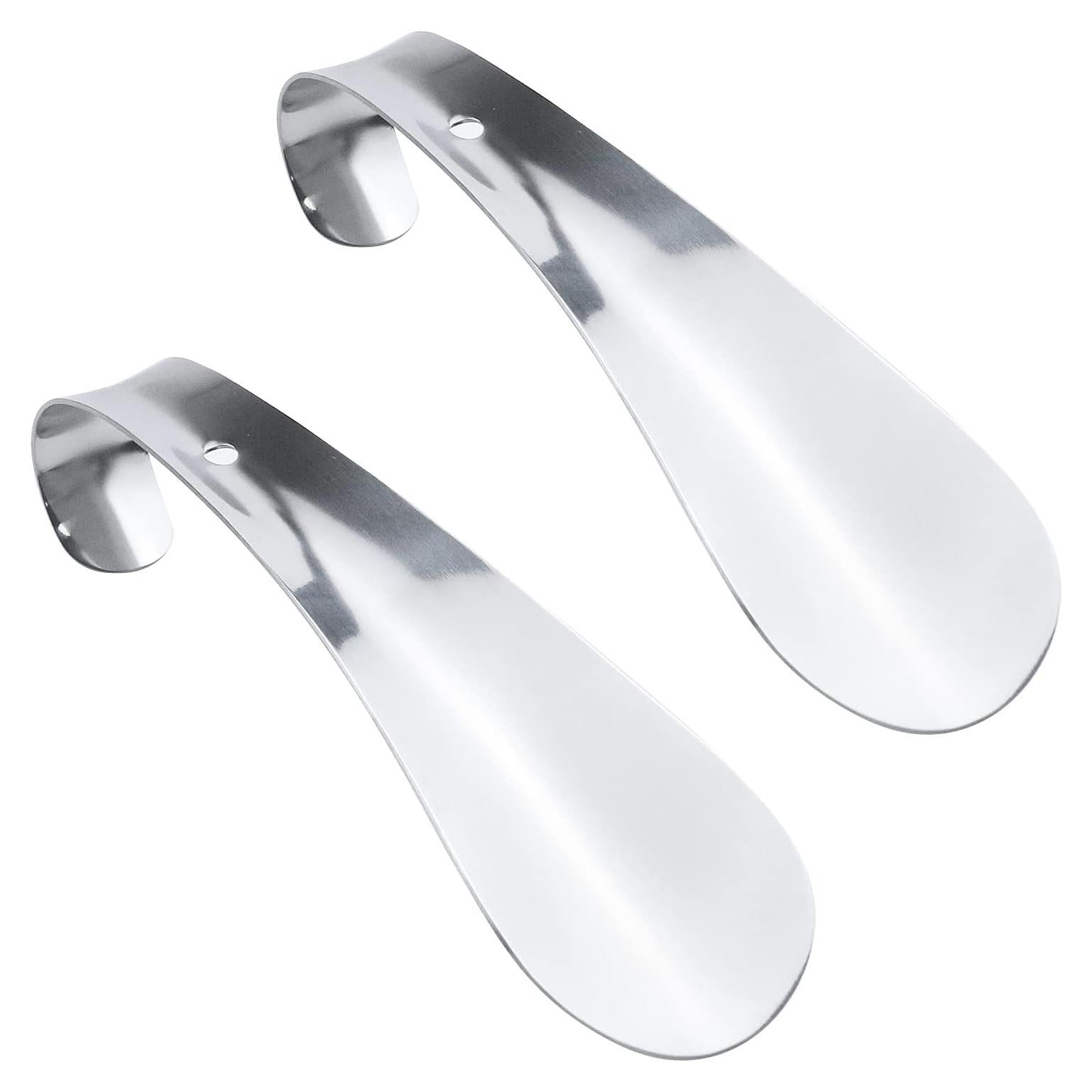 Cuchara de Zapato Antrader Acero Inoxidable 14.5cm Plateada - Juego de 2