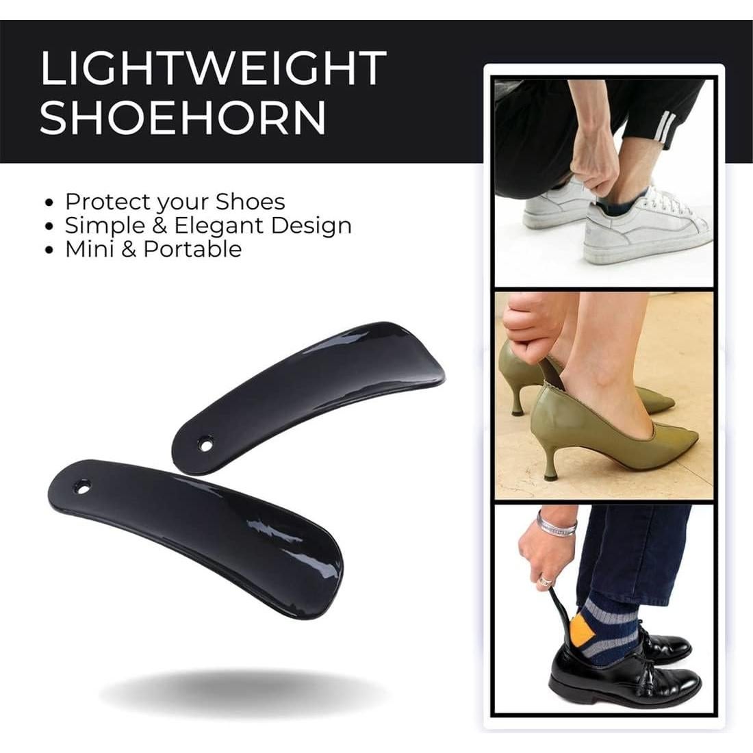 Cuñas de Viaje DUDUA 3 Pcs Plásticas para Calzado Negro