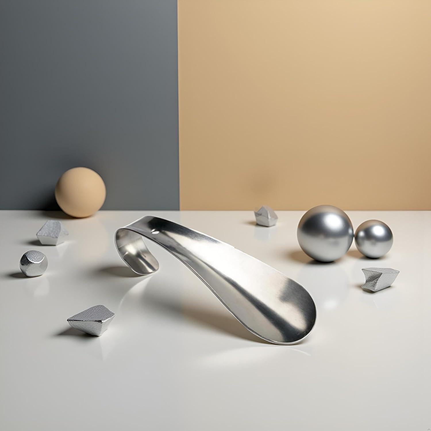 Cuña de zapato de acero inoxidable JJLFresheners - Plateada