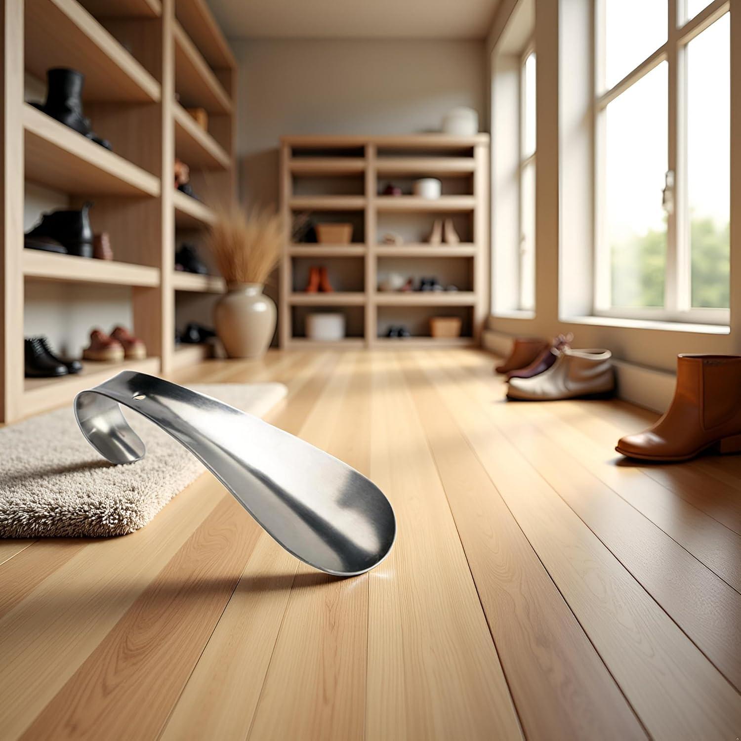 Cuña de zapato de acero inoxidable JJLFresheners - Plateada