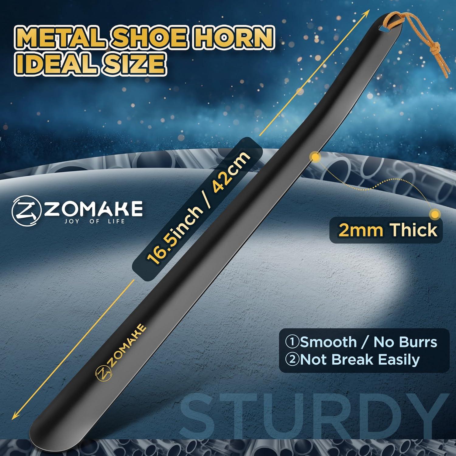 Cuchara para Calzar de Mango Largo ZOMAKE 41.91 cm Metal