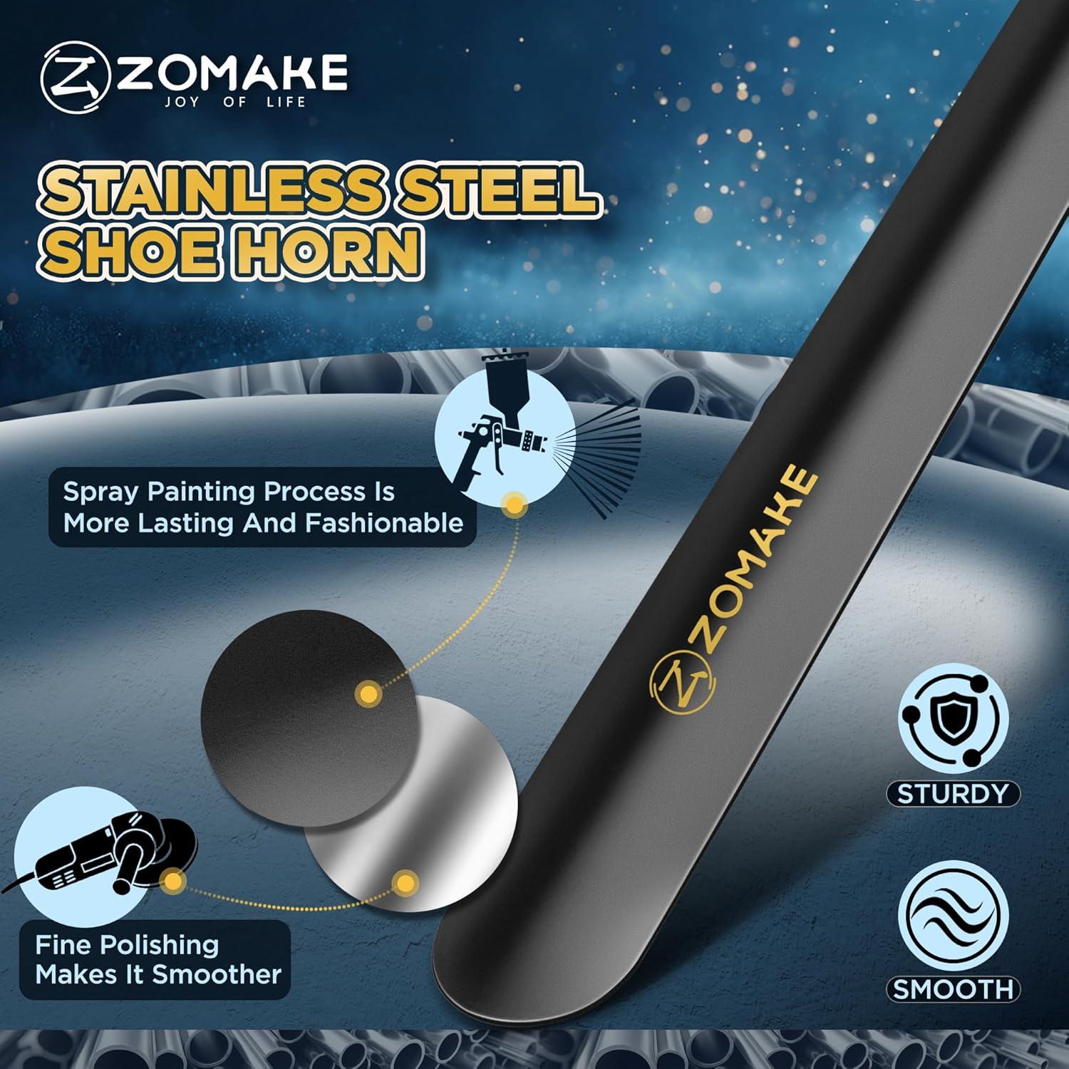 Cuchara para Calzar de Mango Largo ZOMAKE 41.91 cm Metal