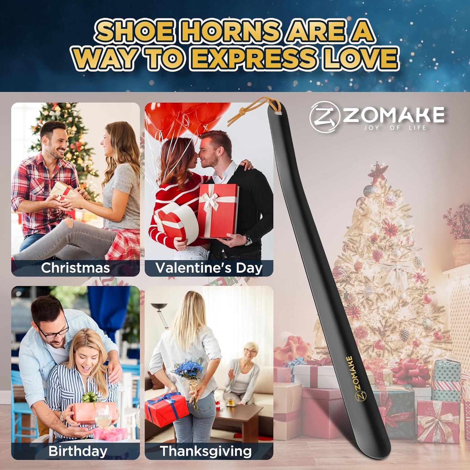 Cuchara para Calzar de Mango Largo ZOMAKE 41.91 cm Metal