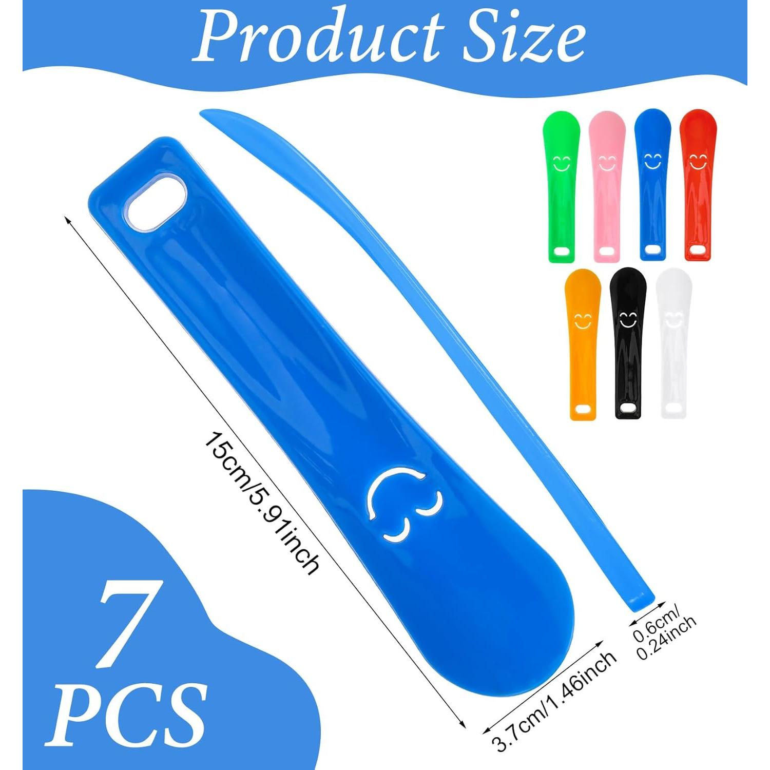 Paquete de 7 cuñas para zapatos ValueBargain 15 cm multicolor