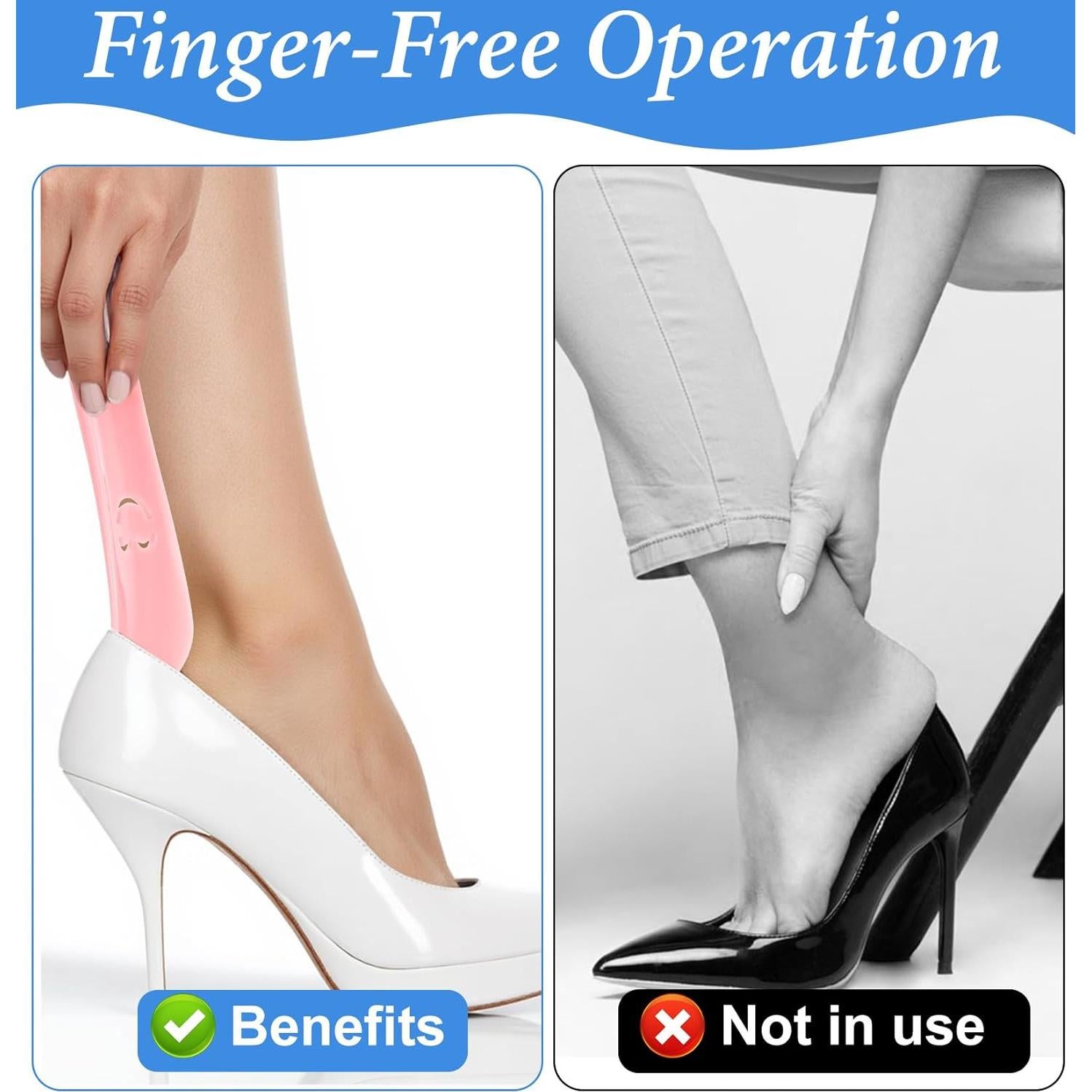 Paquete de 7 cuñas para zapatos ValueBargain 15 cm multicolor