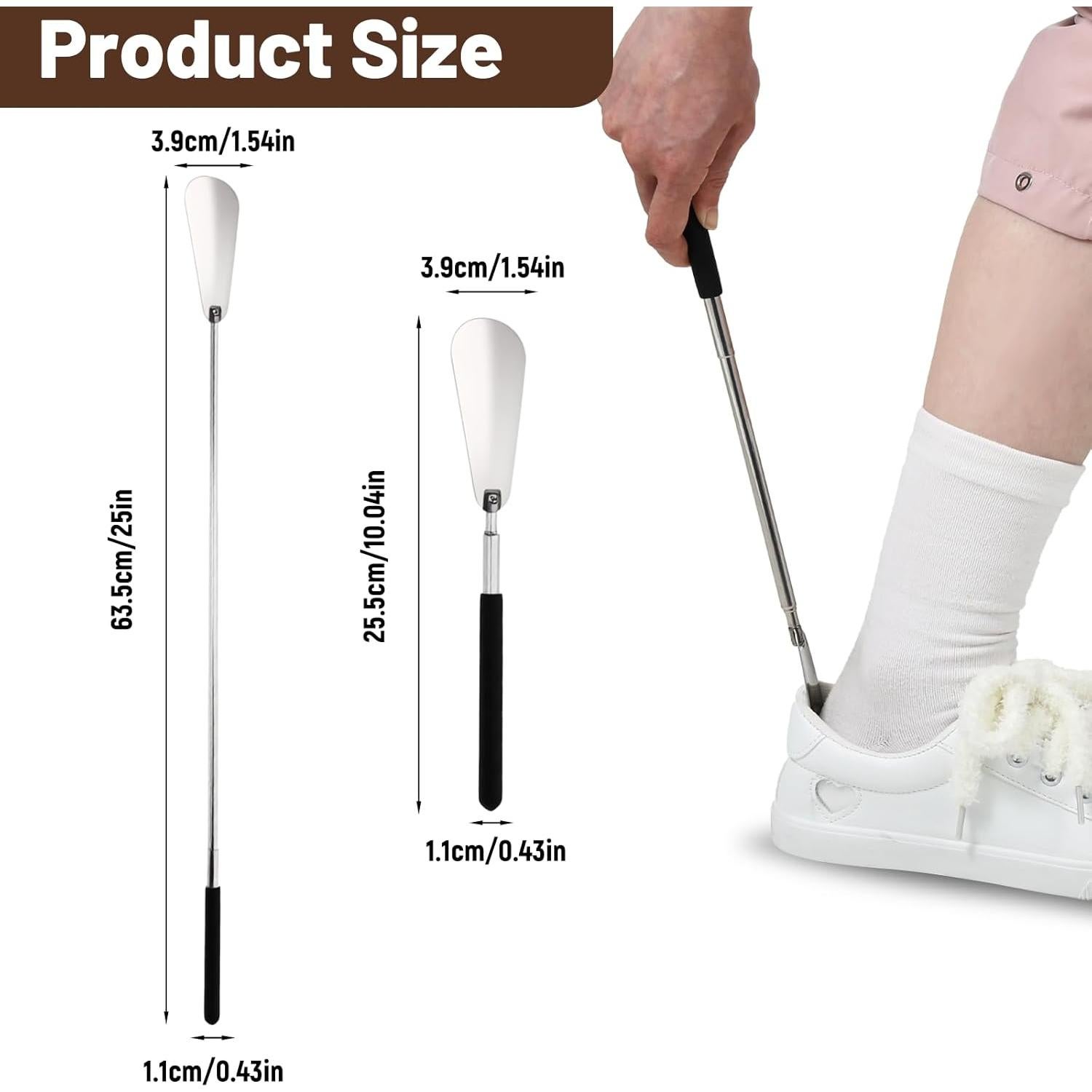 Cuñas Telescópicas para Zapatos Nogeqi - Ajustables 25 a 63.5 cm