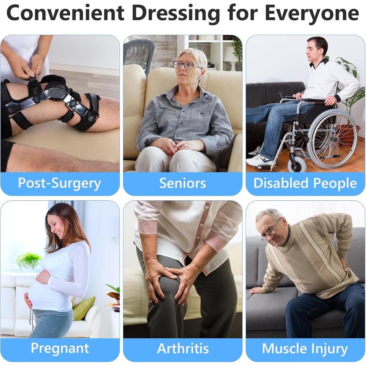 Cuerno de Zapato Ajustable Rewkcy 90 cm Mango Largo Azul