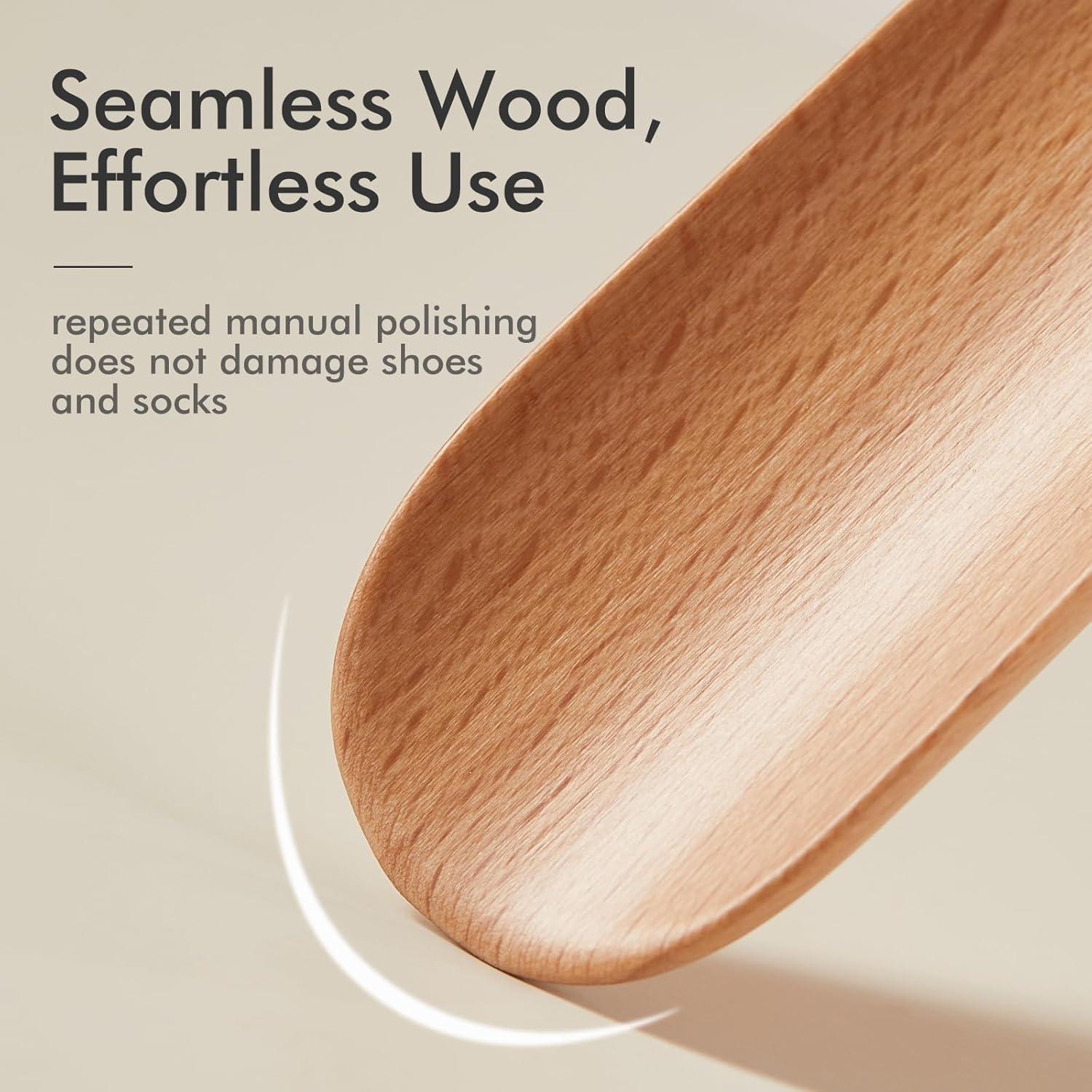 Cuchara para Zapatos CHOSIN de Madera - 2 Piezas Portátil