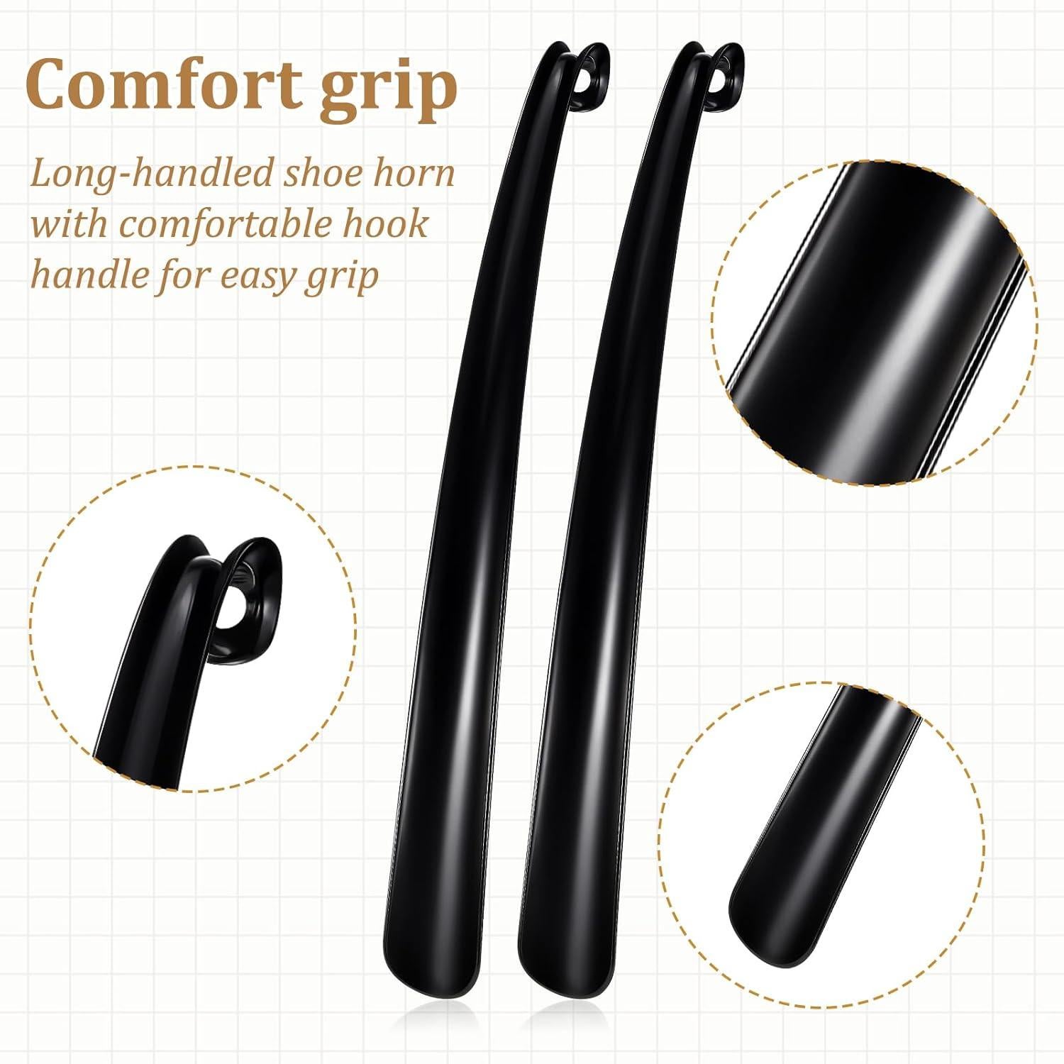 Cuerno de Zapato de Mango Largo FdcZeyxior 43 cm 2 Pcs