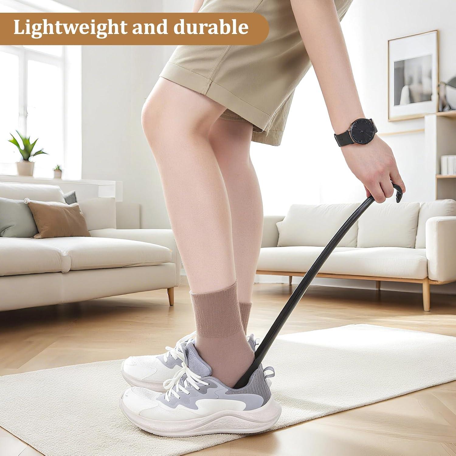 Cuerno de Zapato de Mango Largo FdcZeyxior 43 cm 2 Pcs