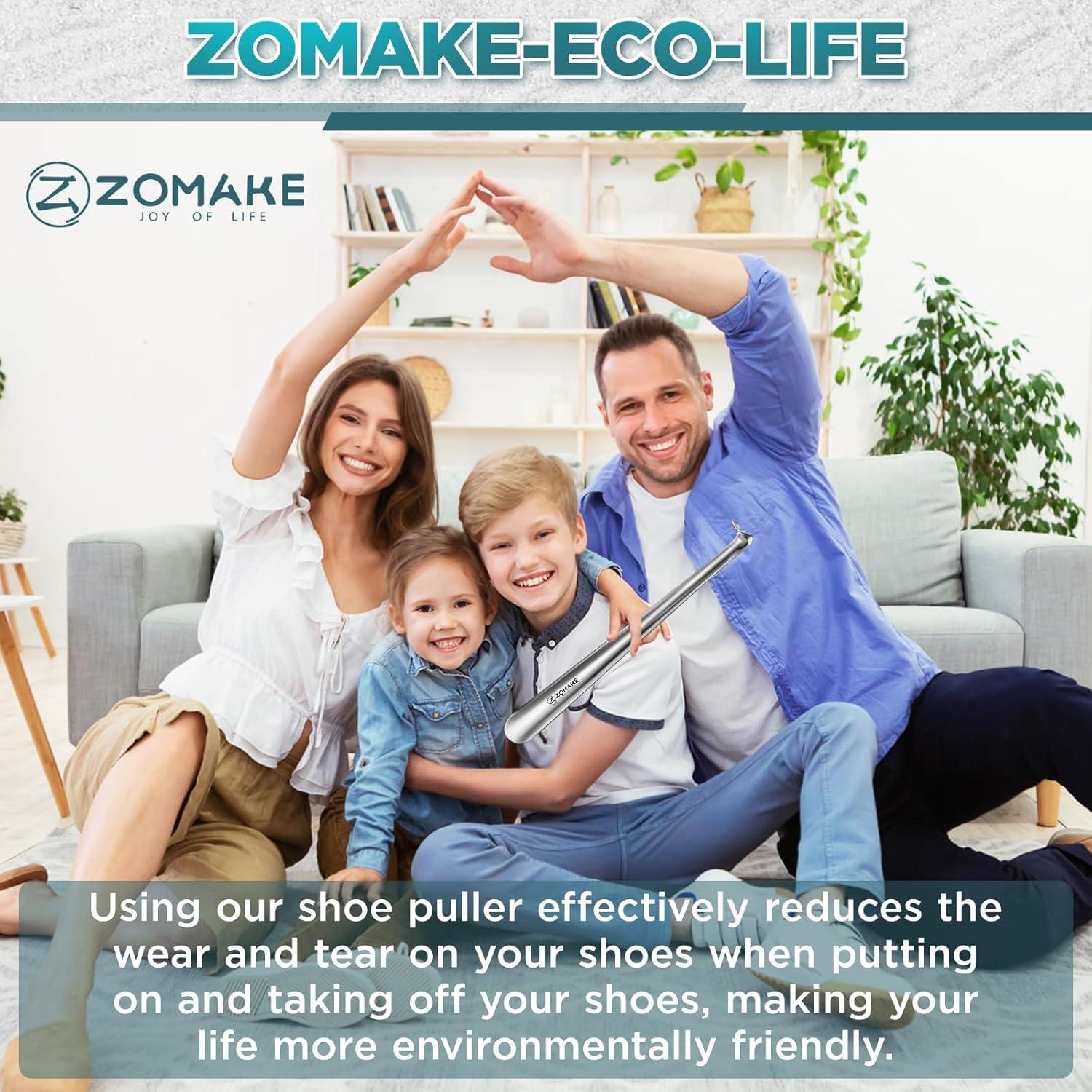 Cuchara para Calzado ZOMAKE de Mango Largo 41.91 cm Acero Inoxidable