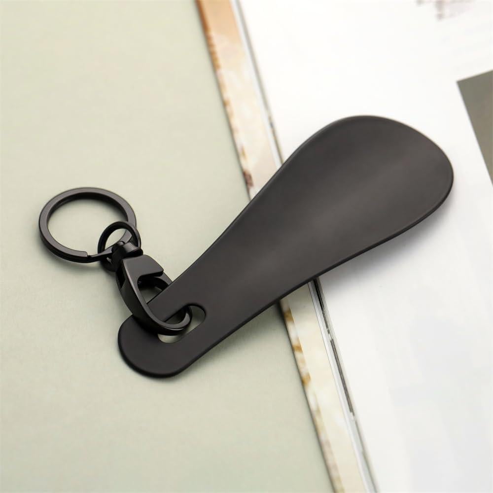 Cuchara de Zapato de Metal Inoxidable TANJUN Portátil 10cm