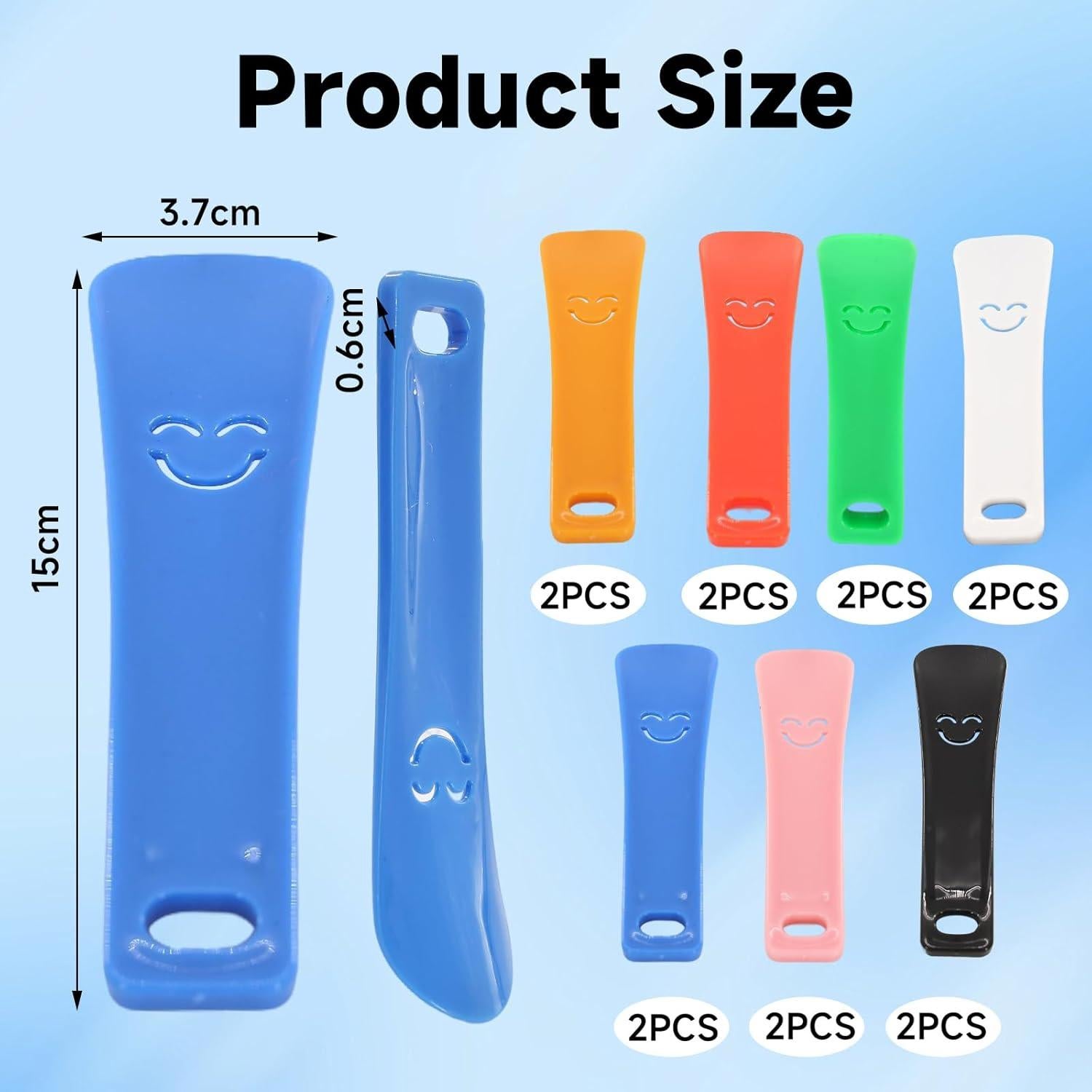 14 Cuernos de Zapato de Plástico 15 cm Braxan - Viaje y Uso Diario