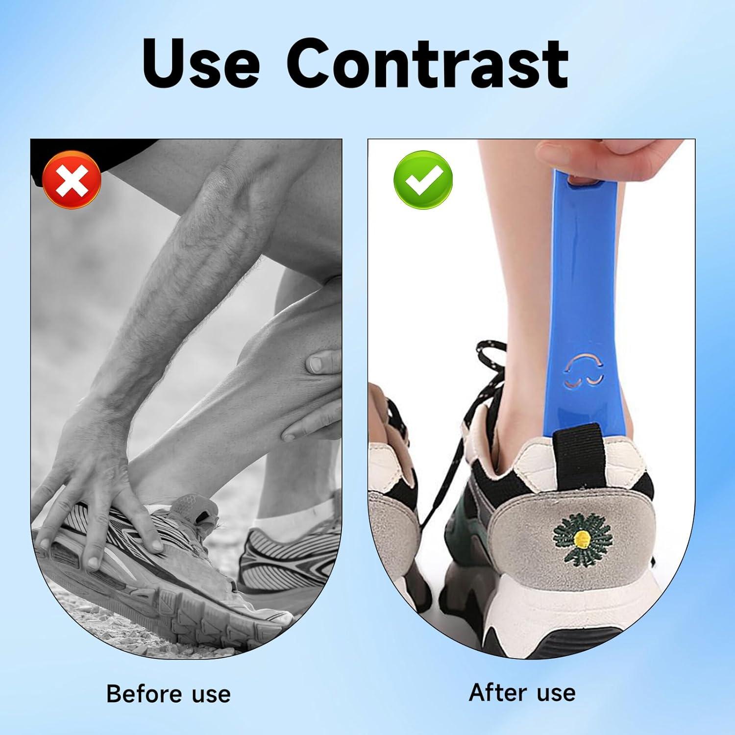 14 Cuernos de Zapato de Plástico 15 cm Braxan - Viaje y Uso Diario