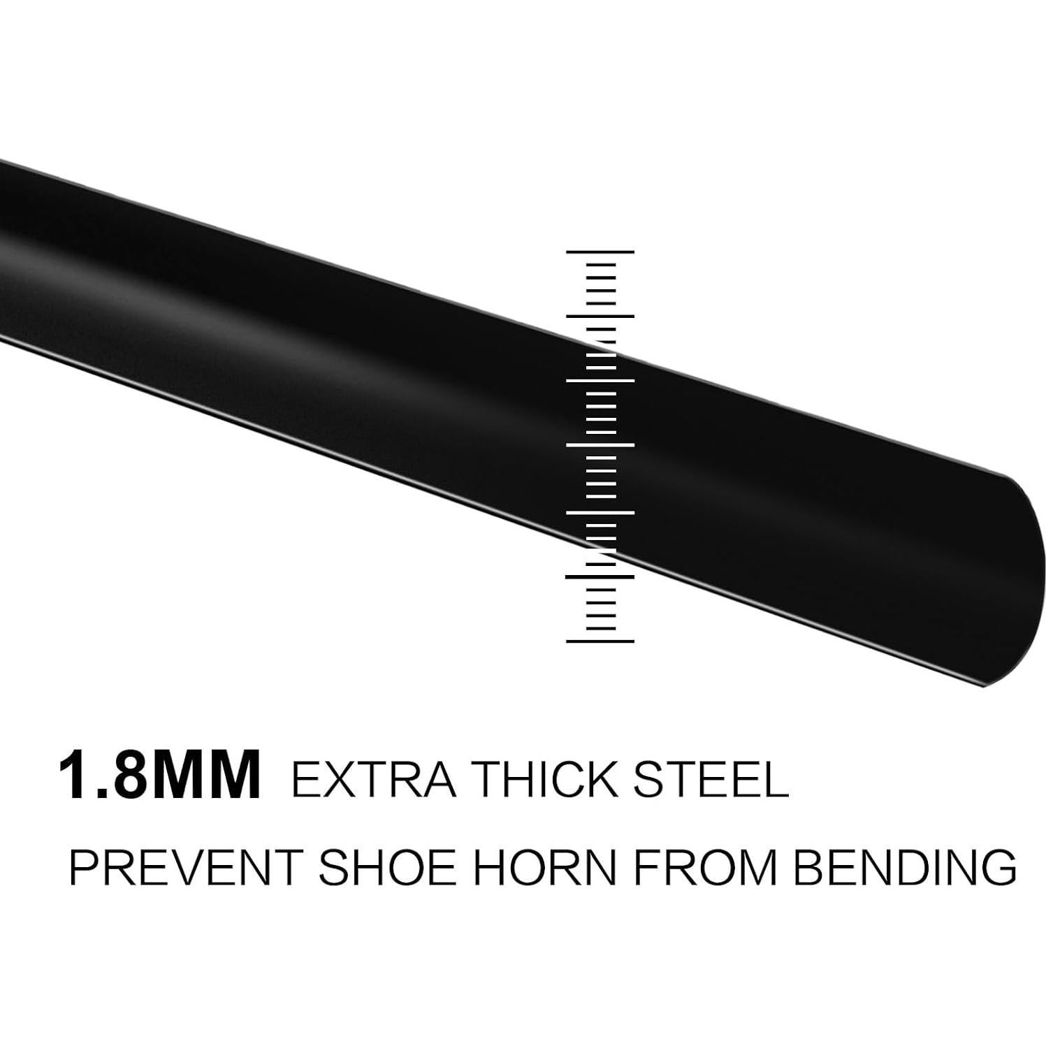 Cuchara de Zapato Metal Extra Largo 80 cm Ofitmagic - Negro