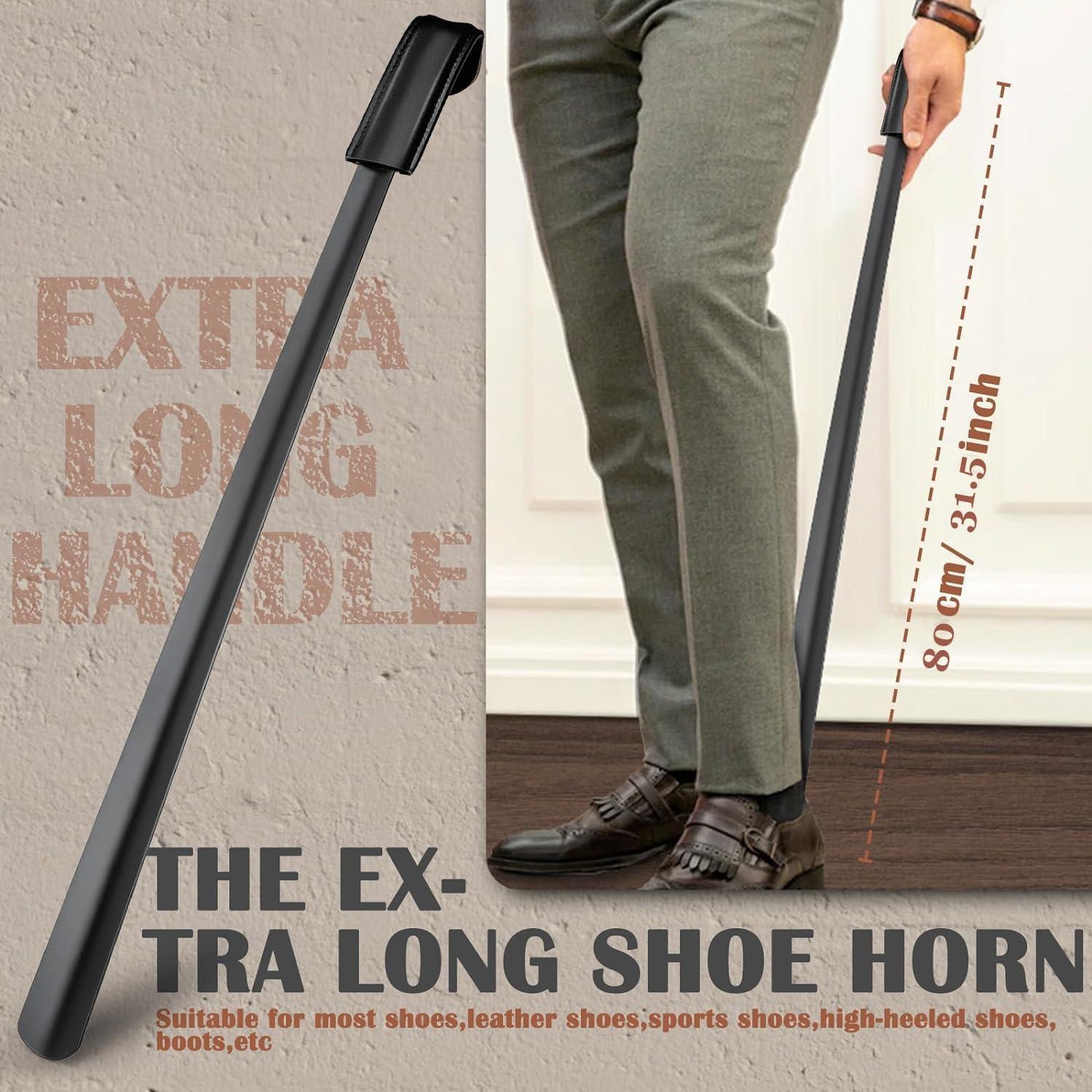 Cuchara de Zapato Metal Extra Largo 80 cm Ofitmagic - Negro