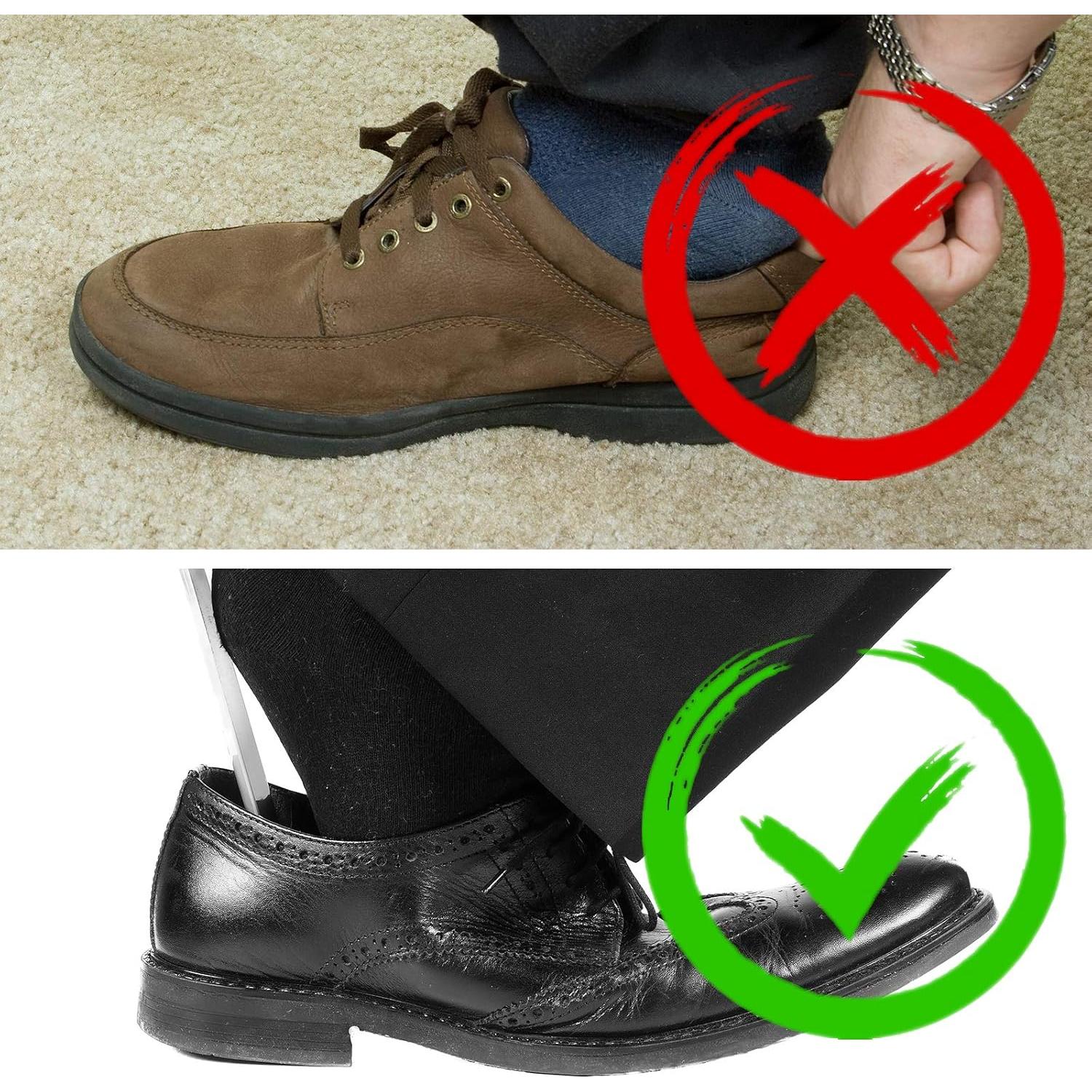 Cuchara de Zapato Metal Extra Largo 80 cm Ofitmagic - Negro