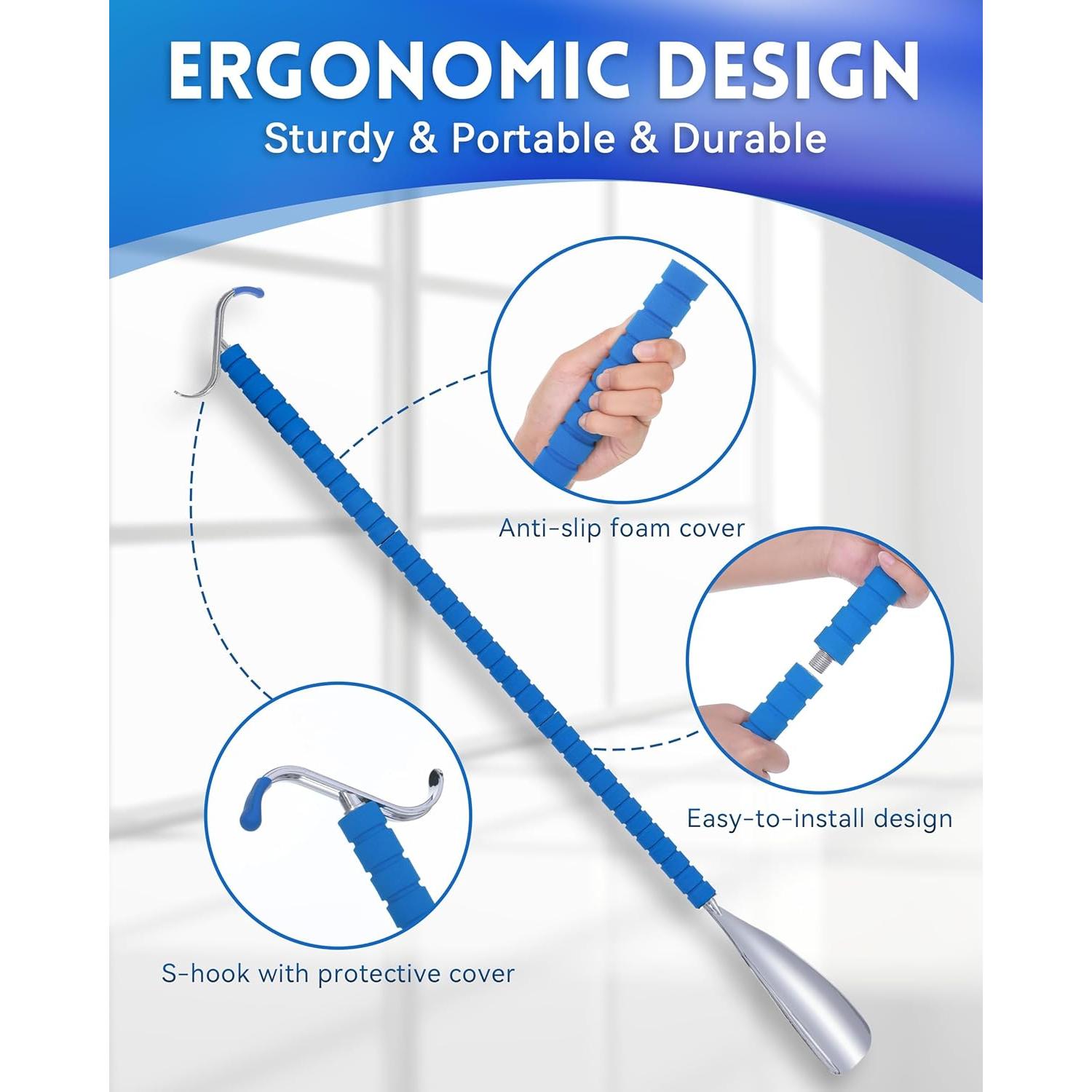 Cuerno para Zapatos JFMkaer 92.7 cm Mango Largo Ajustable