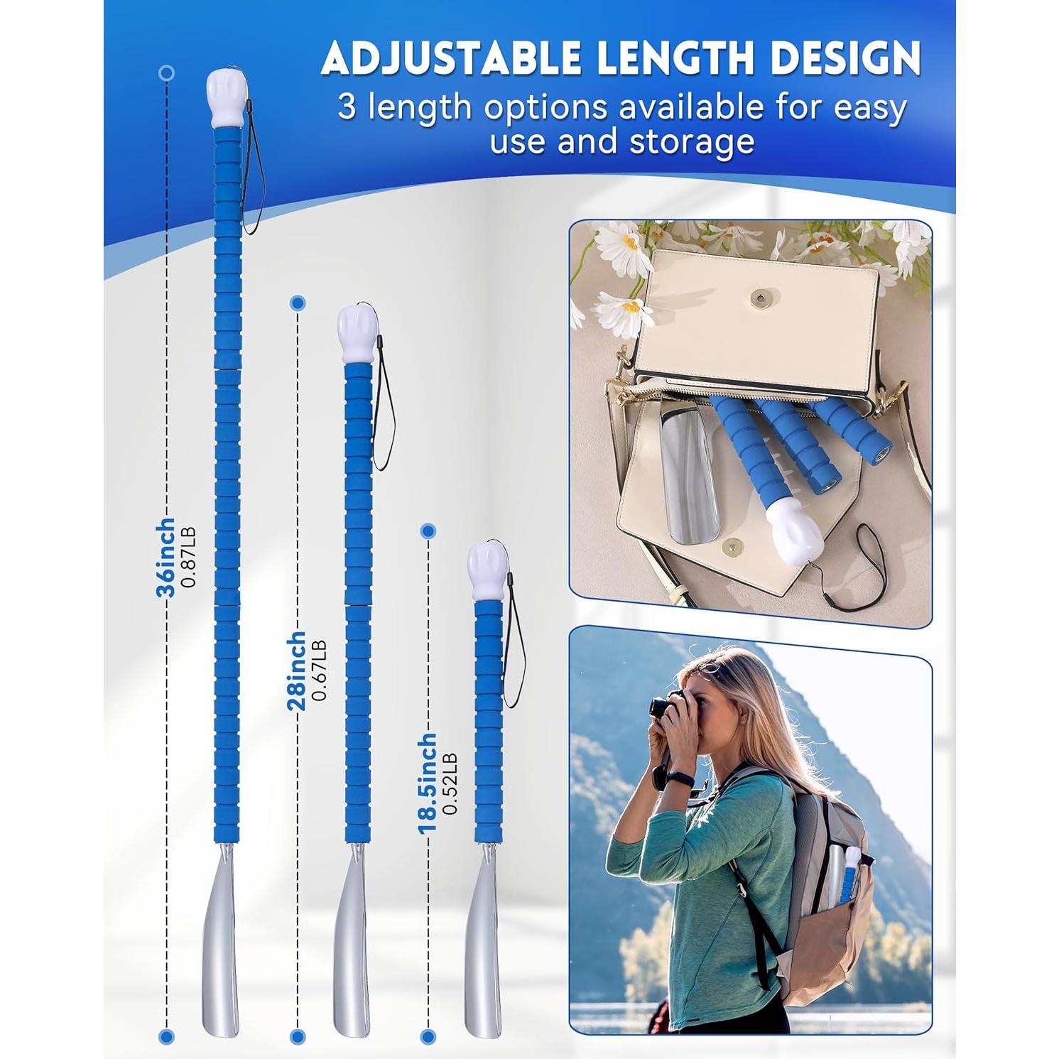 Cuerno para Zapatos JFMkaer 92.7 cm Mango Largo Ajustable