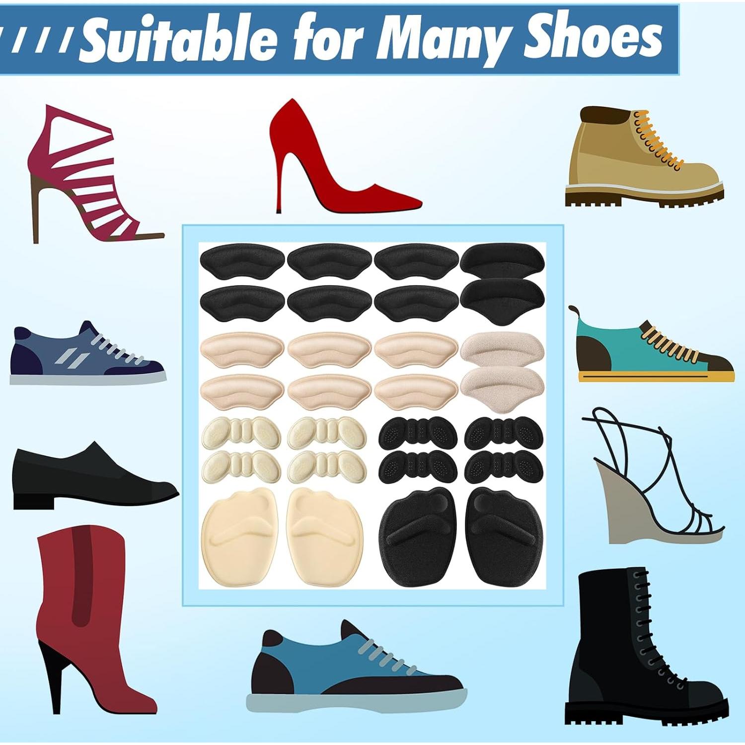 14 Pares de Almohadillas para Talones Skicuff - Espuma Viscoelástica