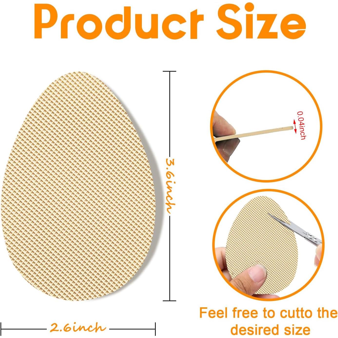 Almohadillas Antideslizantes de Gel LANGTE para Zapatos Beige 8 Pzas