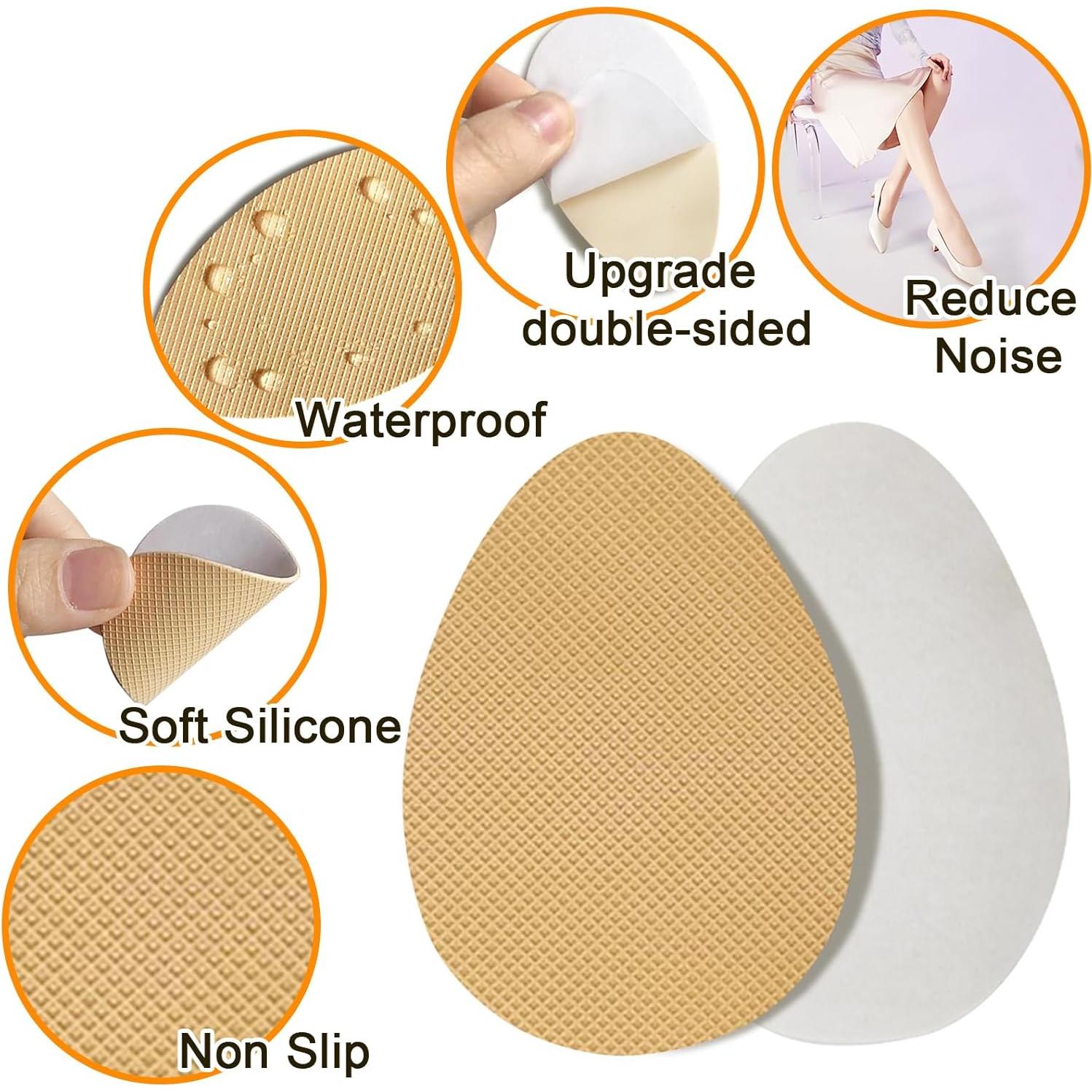 Almohadillas Antideslizantes de Gel LANGTE para Zapatos Beige 8 Pzas