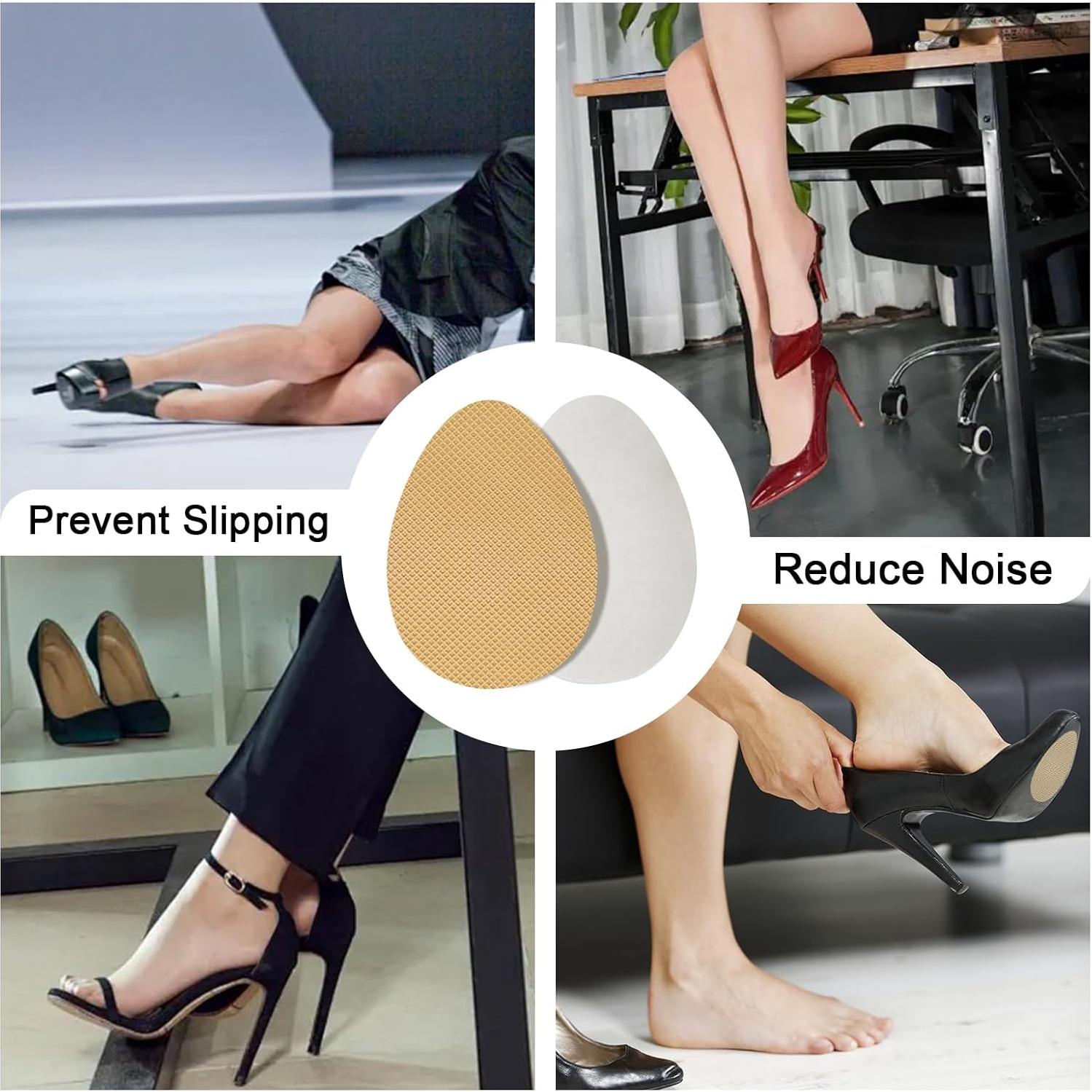 Almohadillas Antideslizantes de Gel LANGTE para Zapatos Beige 8 Pzas