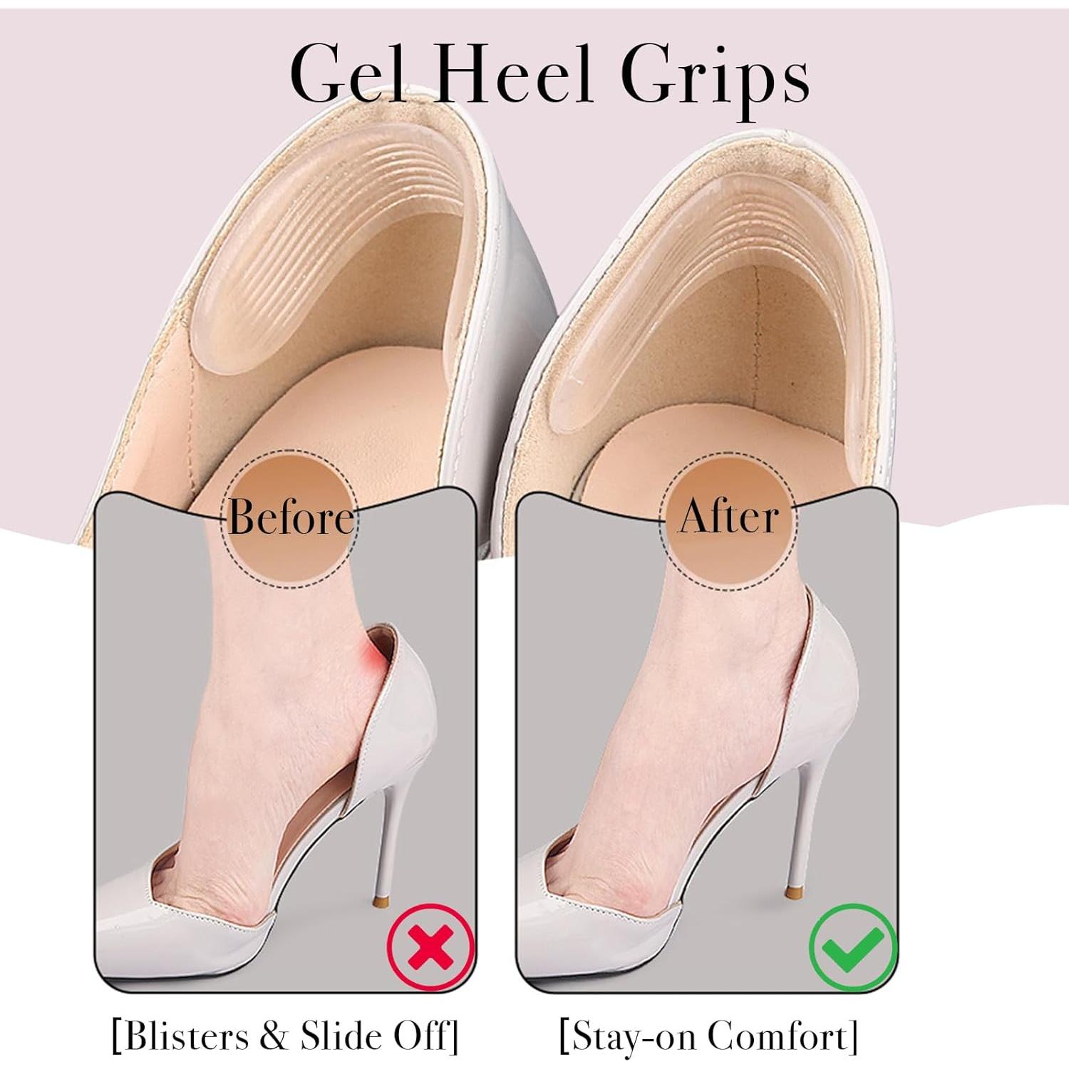 2 Pares de Plantillas de Gel Niluks para Tacones 5-9 Mujeres