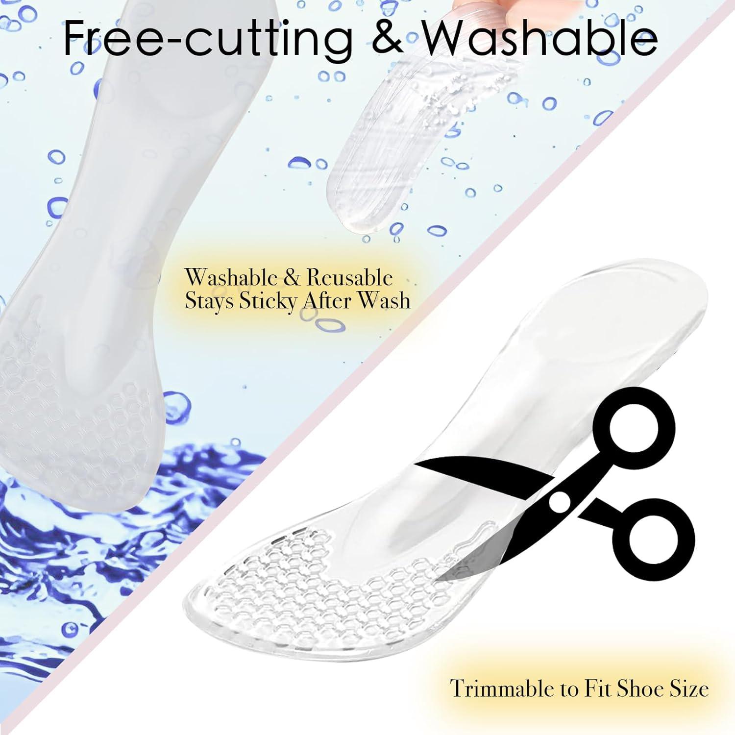 2 Pares de Plantillas de Gel Niluks para Tacones 5-9 Mujeres