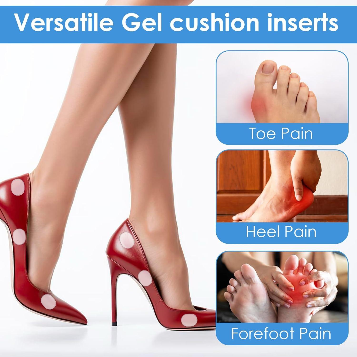 Gomitas Protectores de Tacón de Silicona Ymapinc - 34 Piezas