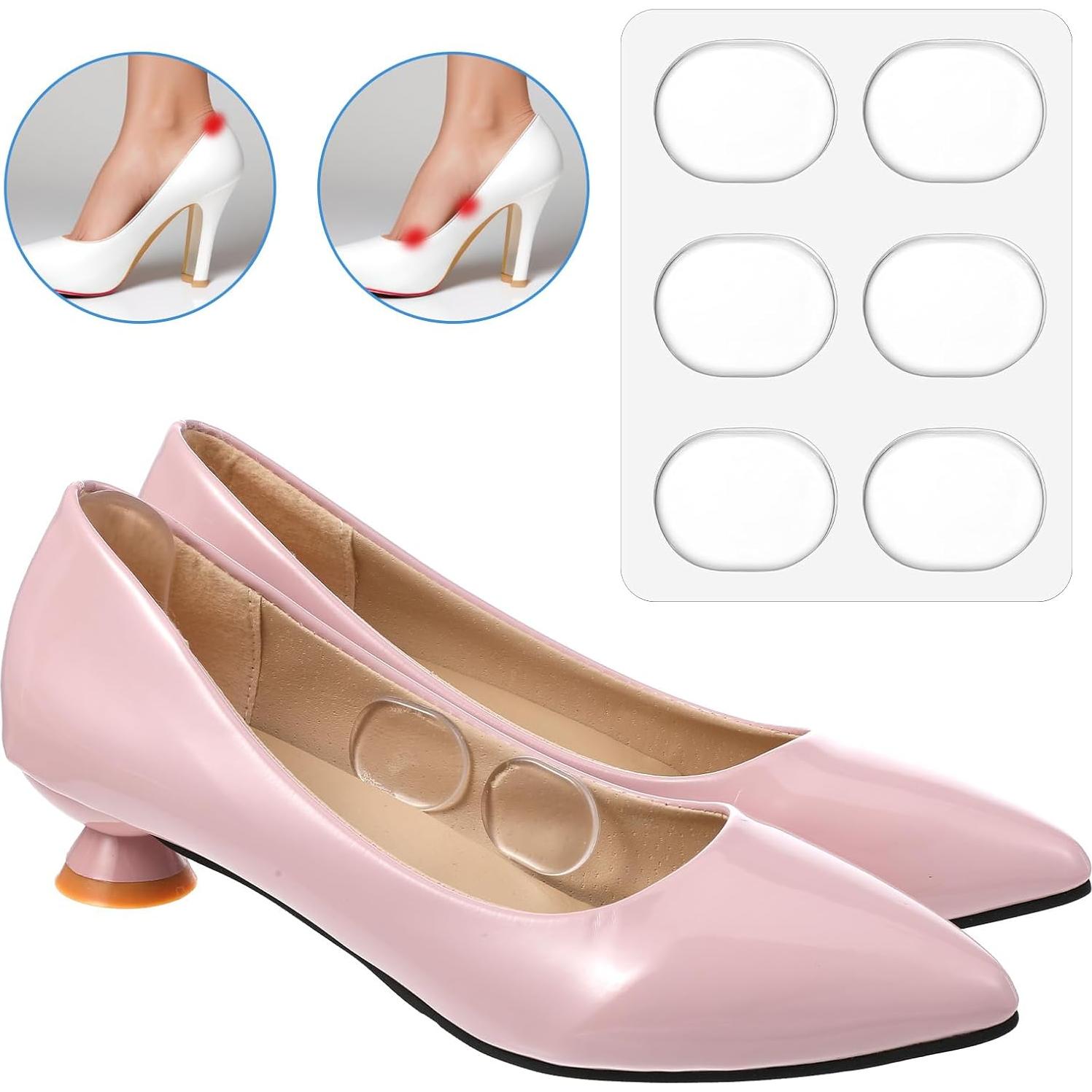 Gomitas Protectores de Tacón de Silicona Ymapinc - 34 Piezas