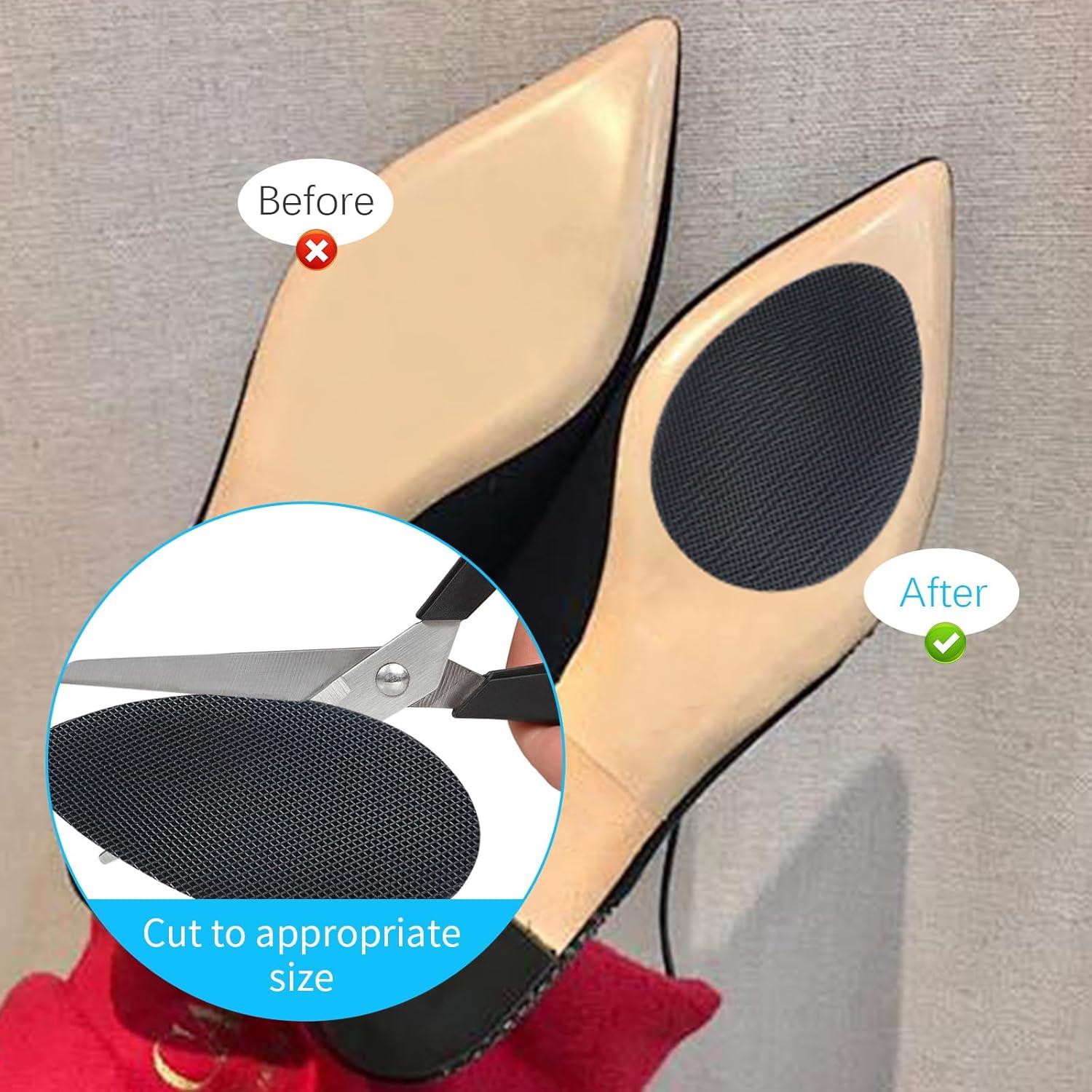 8 Almohadillas Antideslizantes Autoadhesivas para Zapatos Goma 8.89 cm