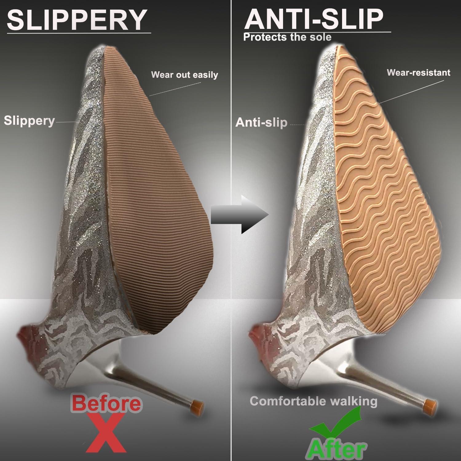 Protectores de Suela Antideslizantes Hockydis 9.9x17 cm - Paquete de 6