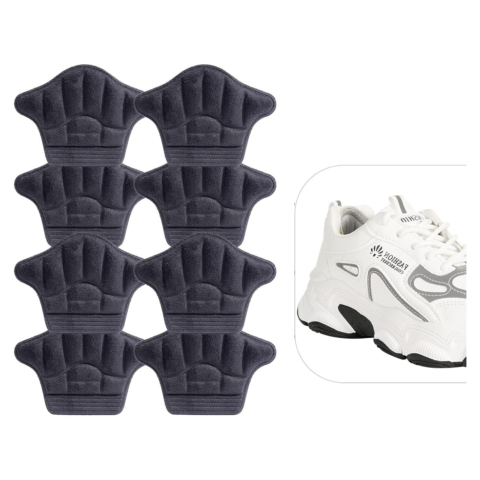 Protectores de Talón Reutilizables FootJKYX - 4 Grises