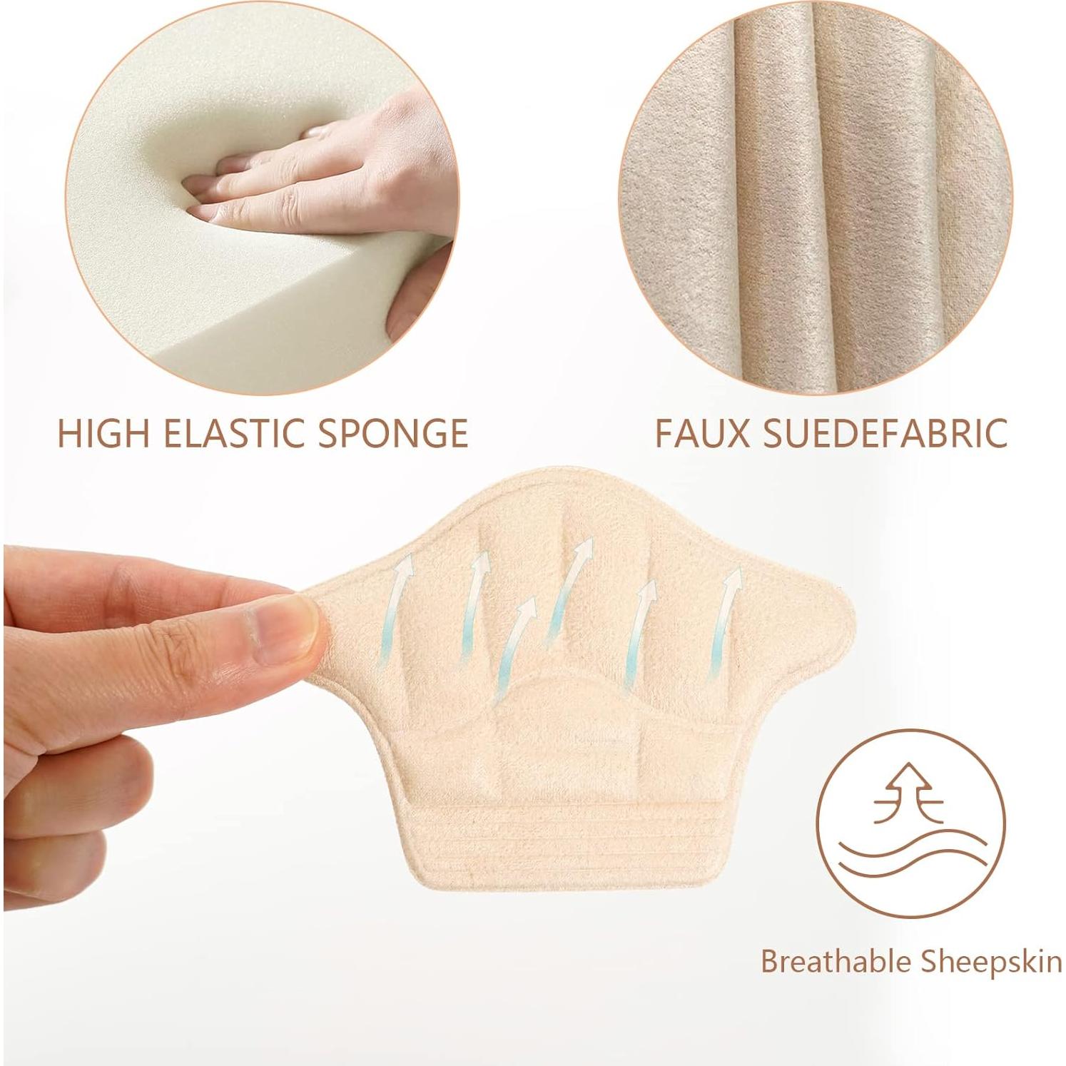 Protectores de Talón Reutilizables FootJKYX - 4 Grises