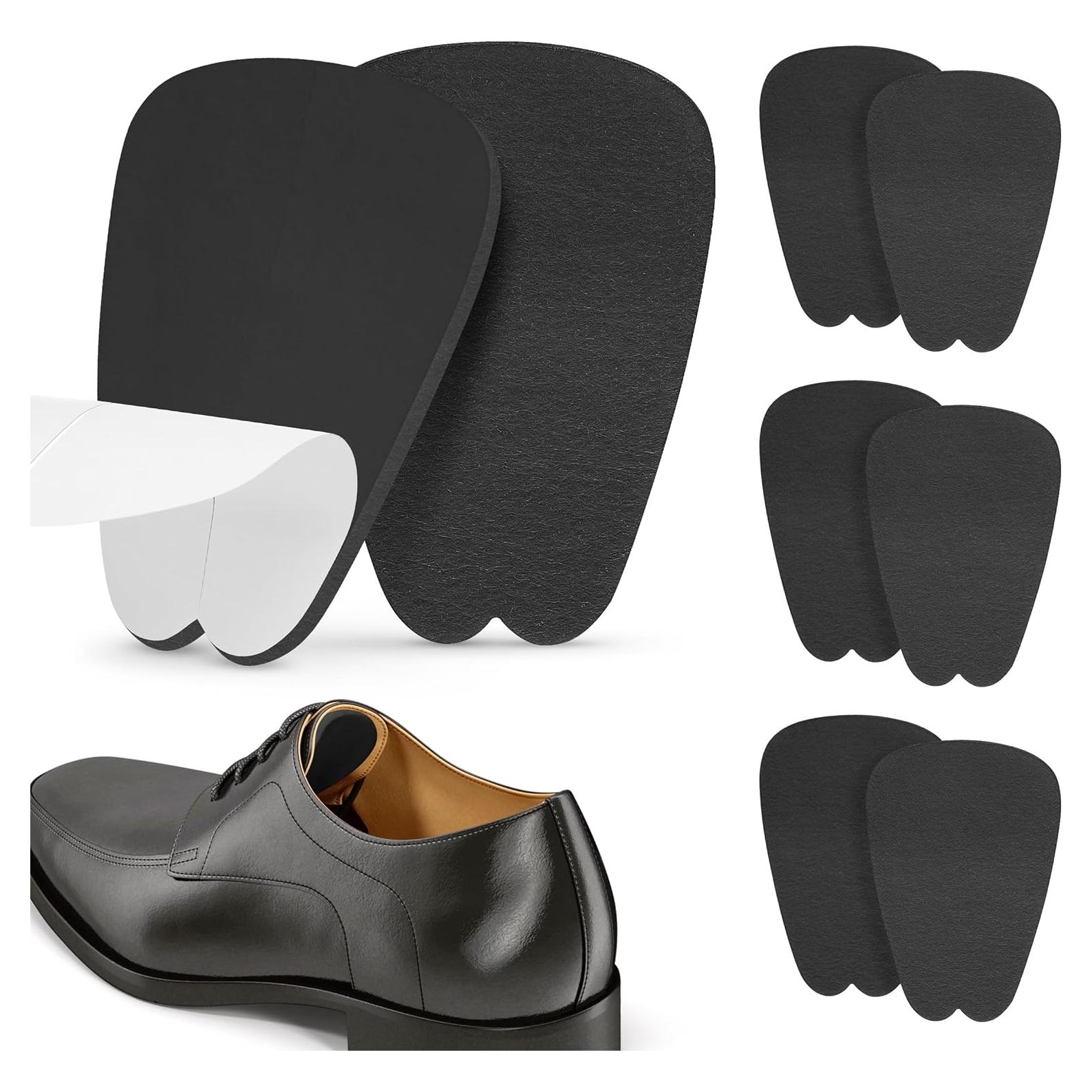 Almohadillas de Lengua Comfwalk - Fieltro Suave Negro, 3 Pares