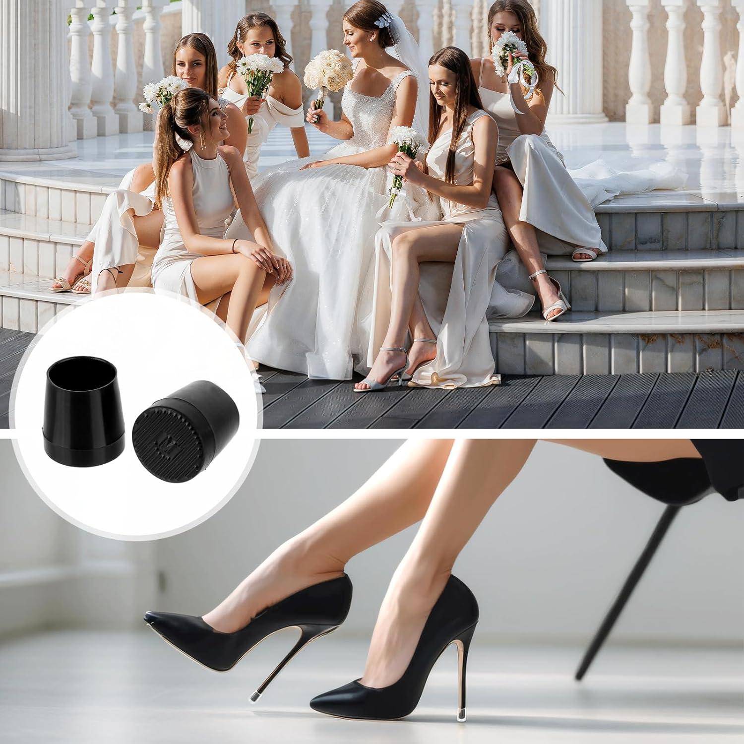 10 Pares de Tapas Protectores Antideslizantes para Tacones JIYIN