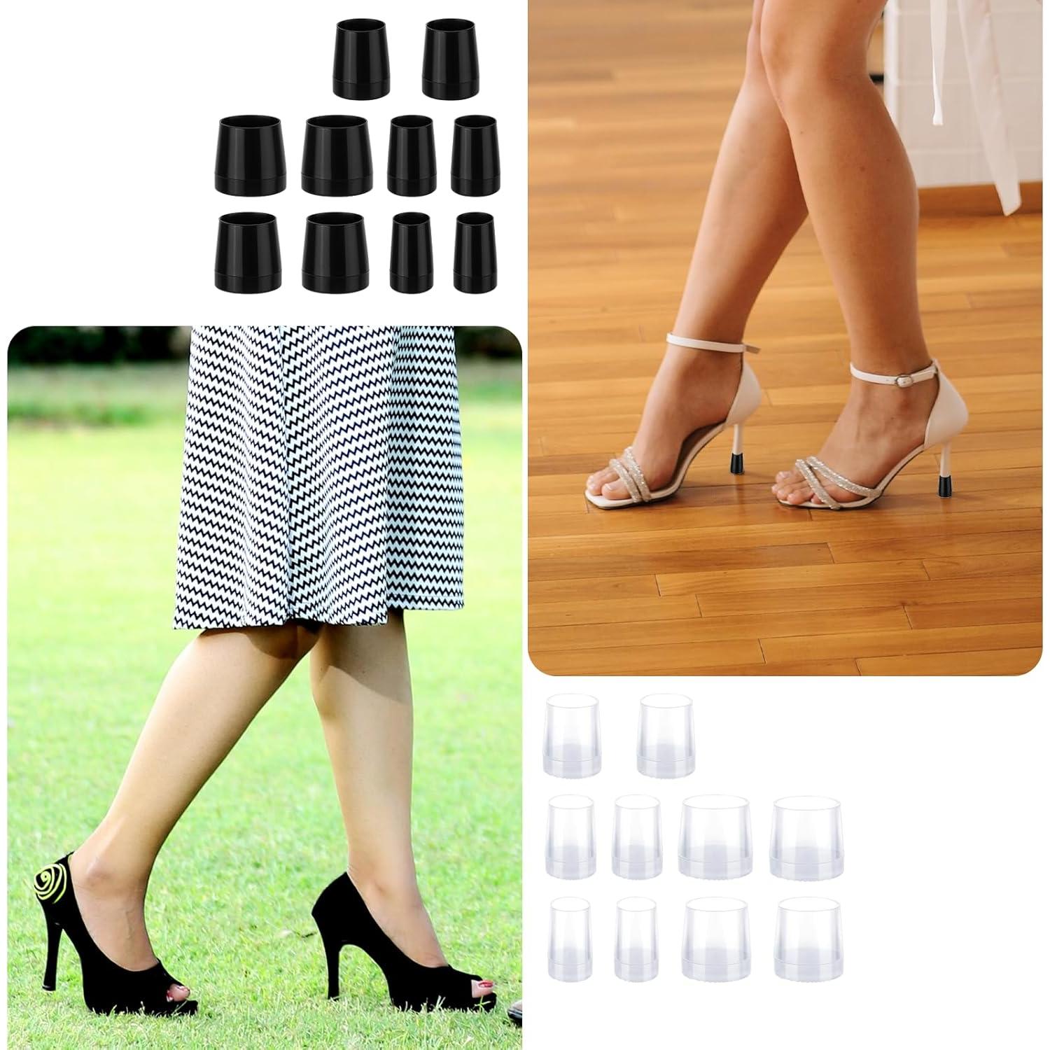 10 Pares de Tapas Protectores Antideslizantes para Tacones JIYIN