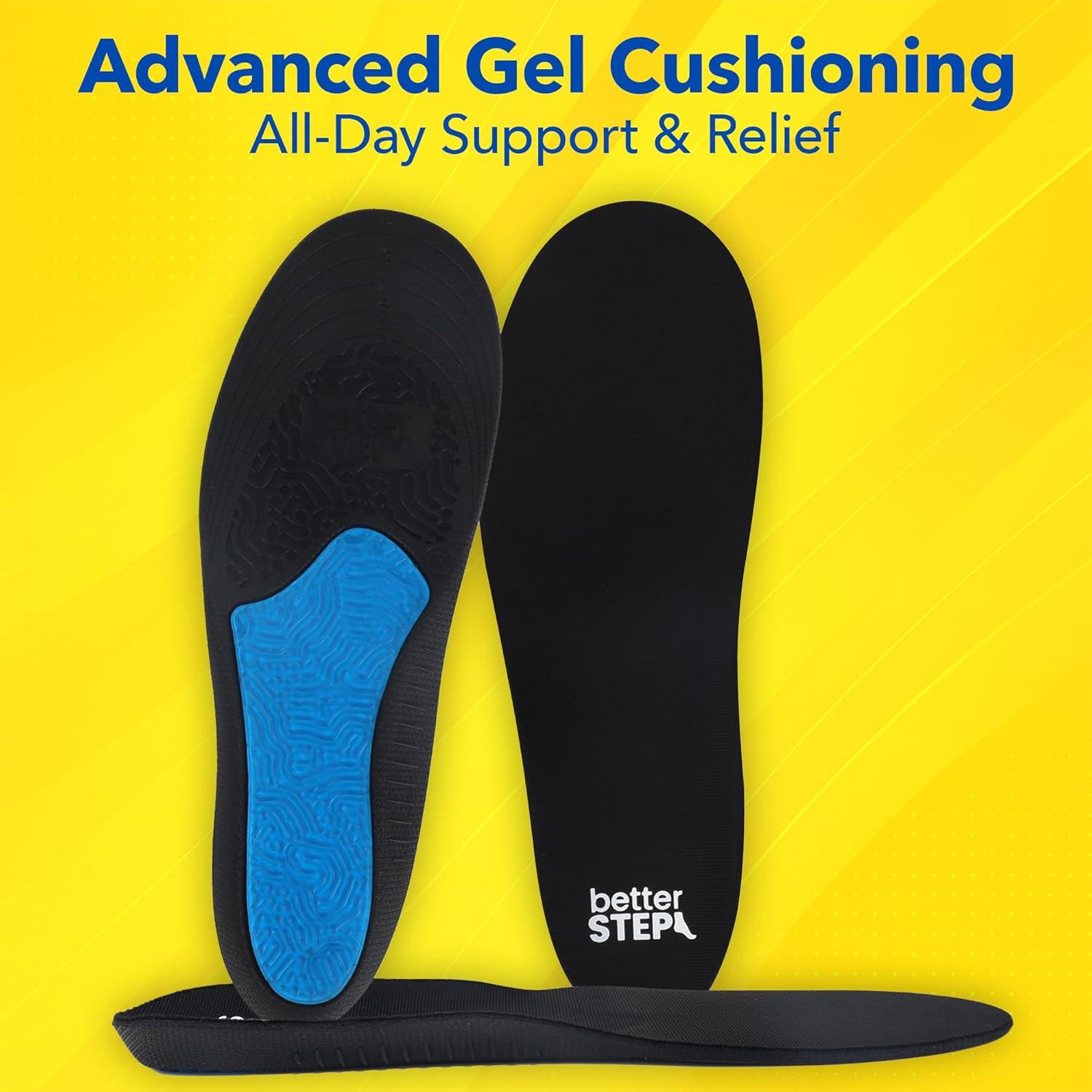 Plantillas de Gel Recortables Benoo para Hombres 8-14