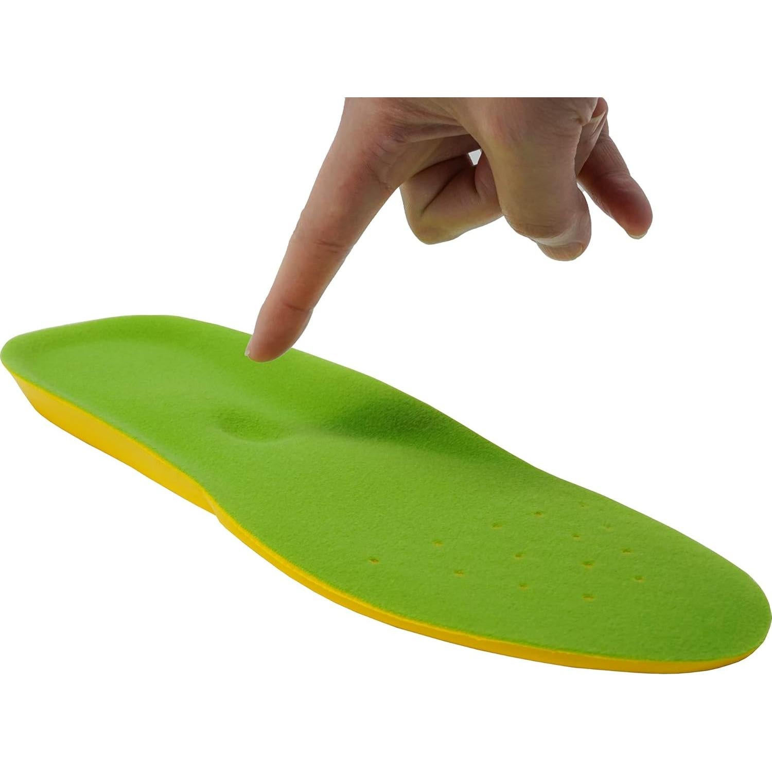 Plantillas Ortopédicas Happystep PU Memoria Hombre 13-15 Verde