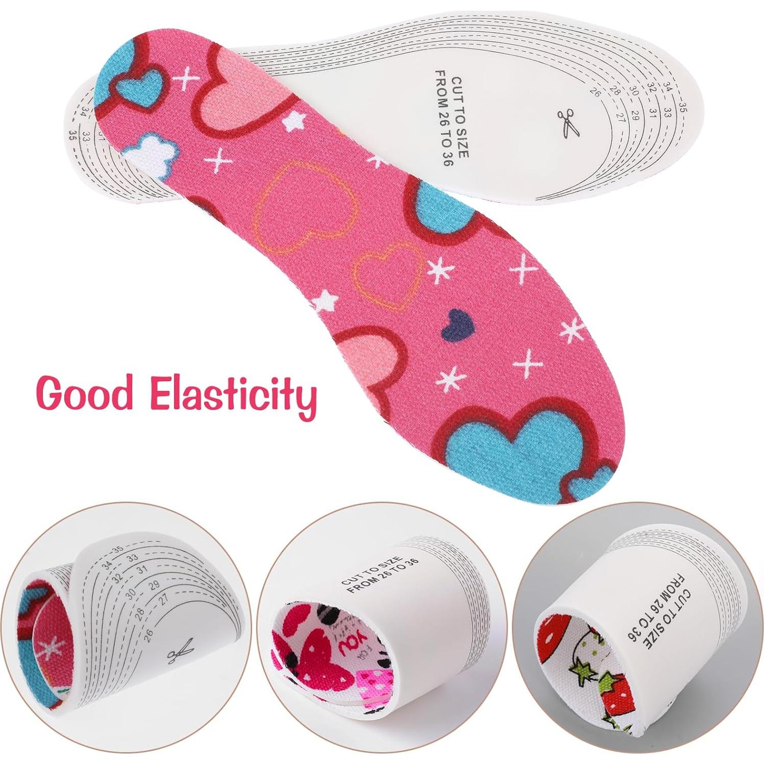 3 Pares de Plantillas Recortables para Niños WY LIGHTING