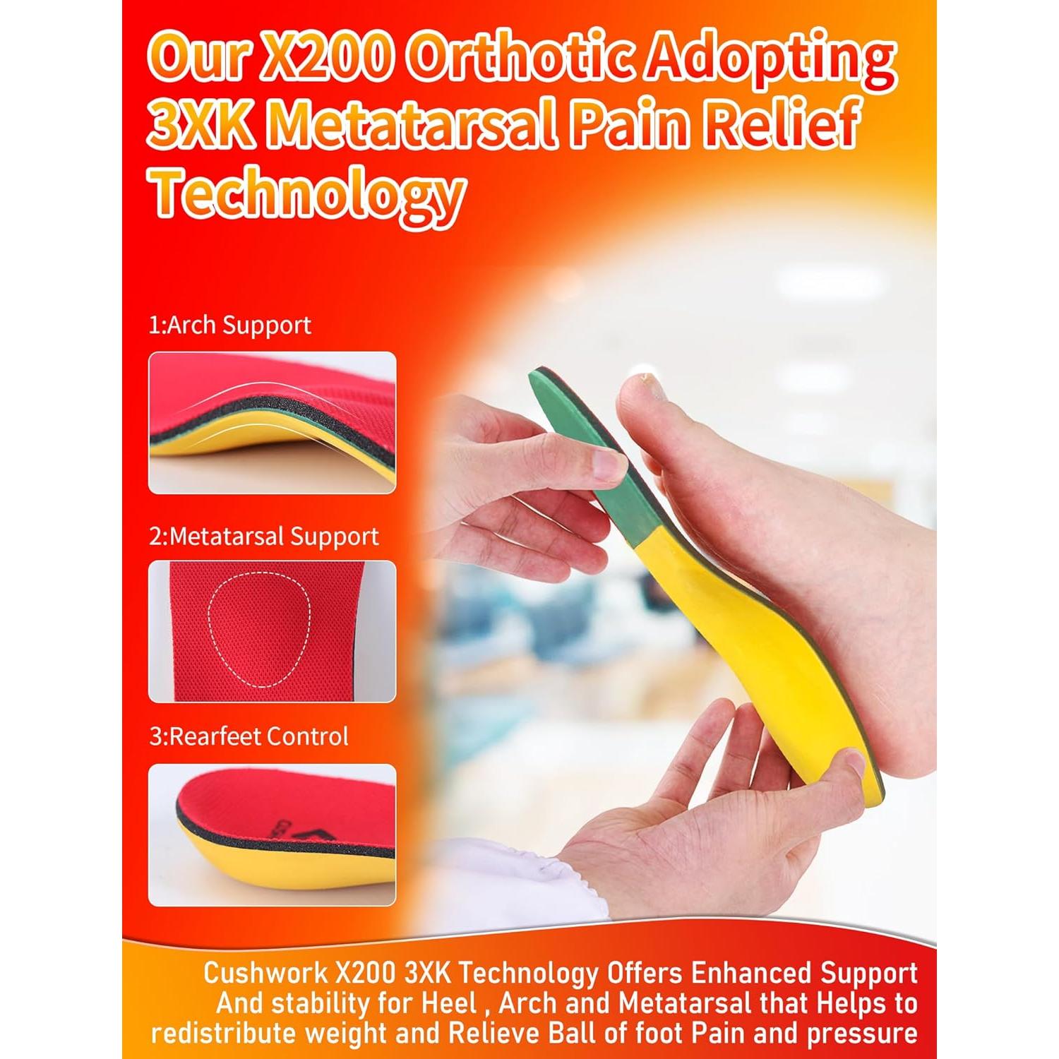 Plantillas Ortopédicas Cushwork para Metatarsalgia - Alivio Dolor